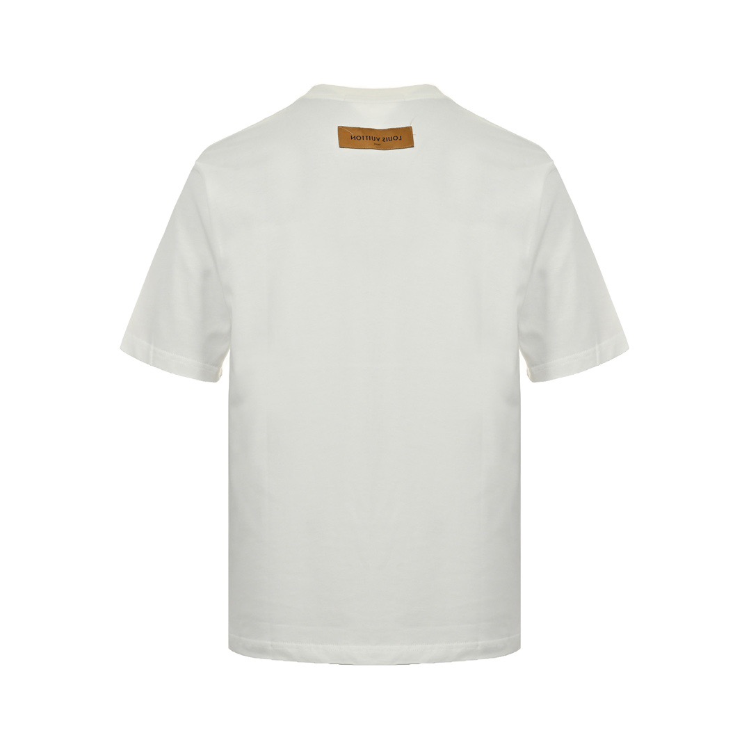 Louis Vuitton/路易威登 24ss 彩色项链吊坠短袖-Chinese UA Cheap High Quatity Brand Clothes Bags handbags Sneakers wholesale wholesaler seller from China Factory suppliers Fashion Clothing Shoes best Quality Beautiful Price Louis Vuitton/路易威登 24ss 彩色项链吊坠短袖