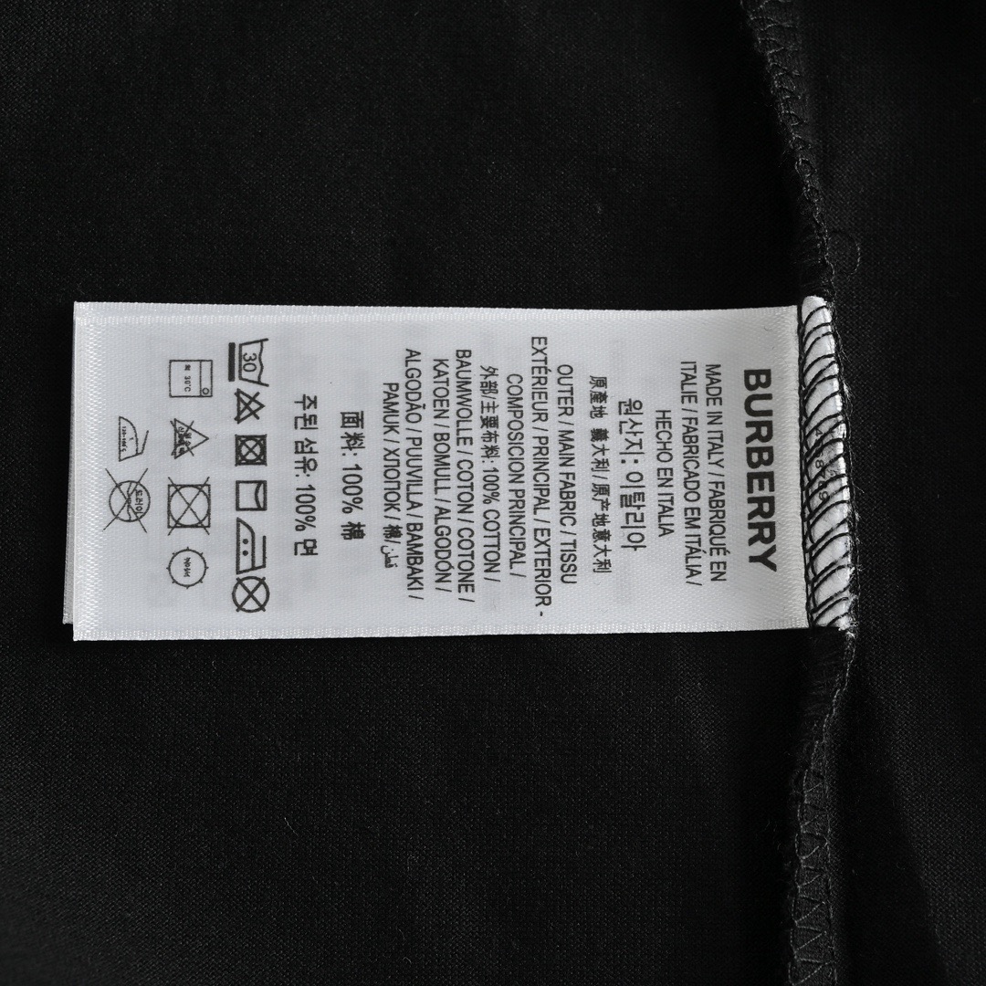 Burberry/巴宝莉 经典刺绣战马logo短袖