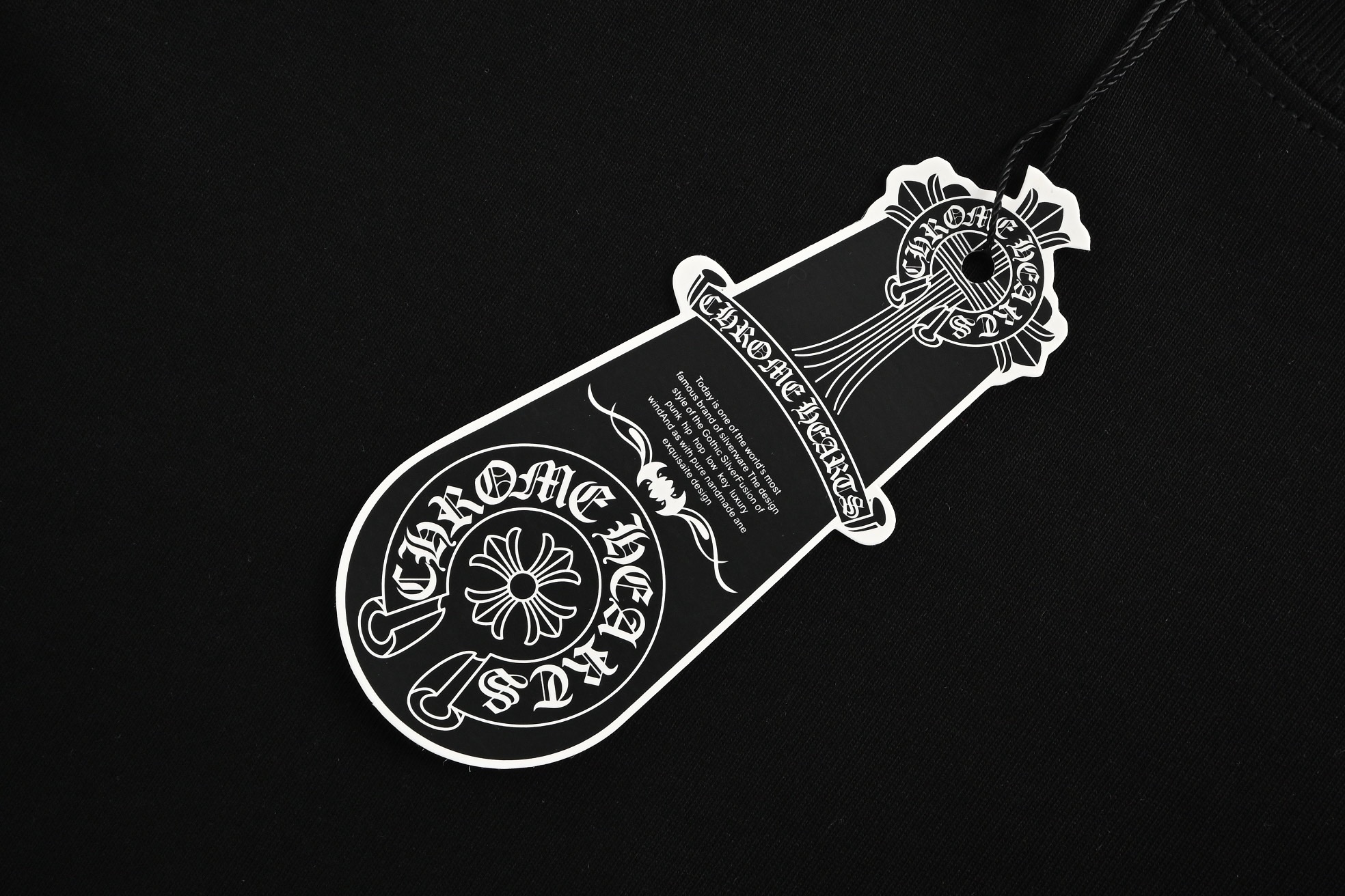 Chrome Hearts/克罗心 三色十字架晕染马蹄印花短袖