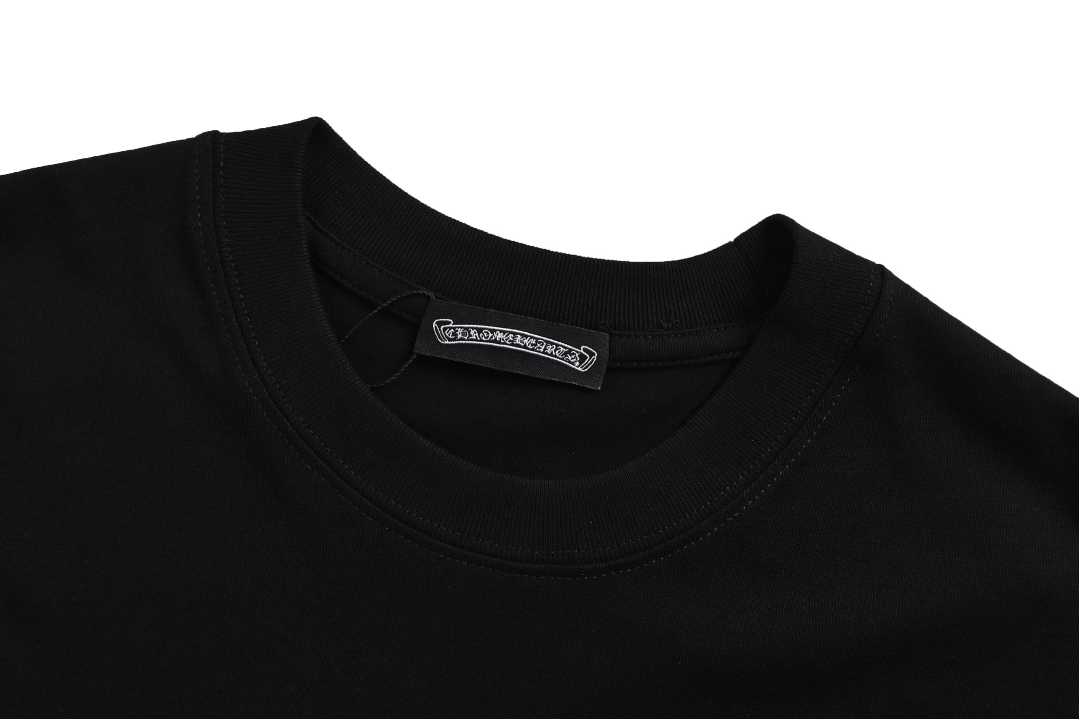 Chrome Hearts/克罗心 三色十字架晕染马蹄印花短袖