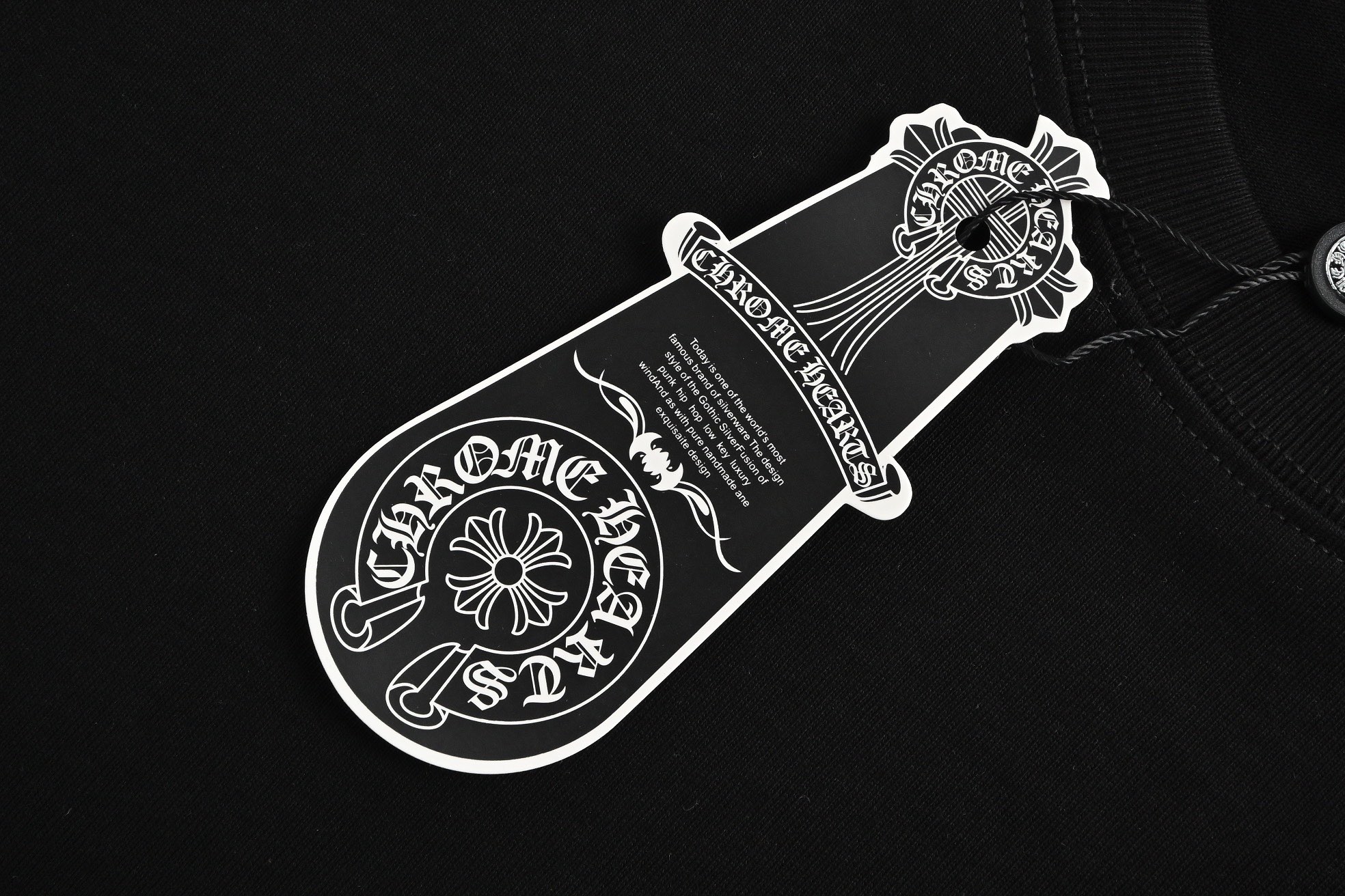 Chrome Hearts/克罗心 霓虹十字架印花短袖