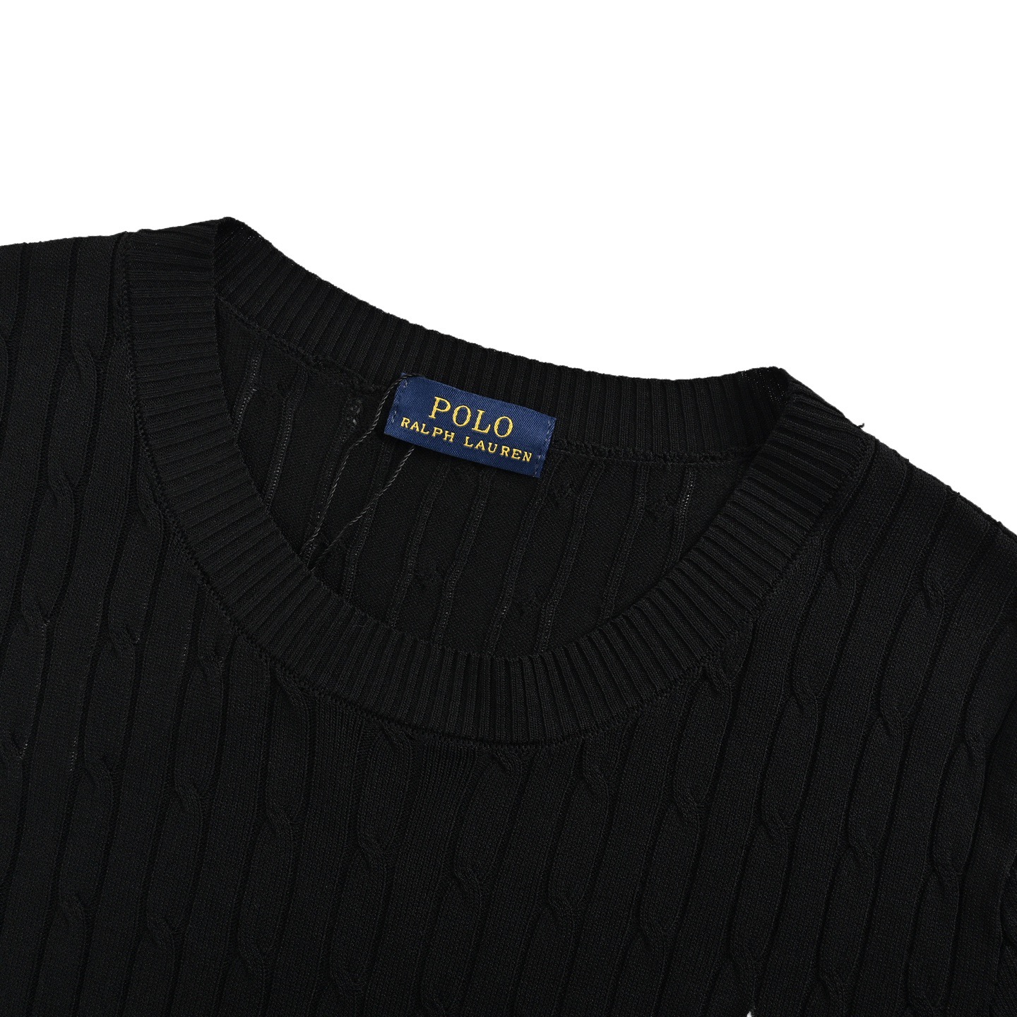 LAUREN/拉夫劳伦 24Fw 女士绞花针织短袖