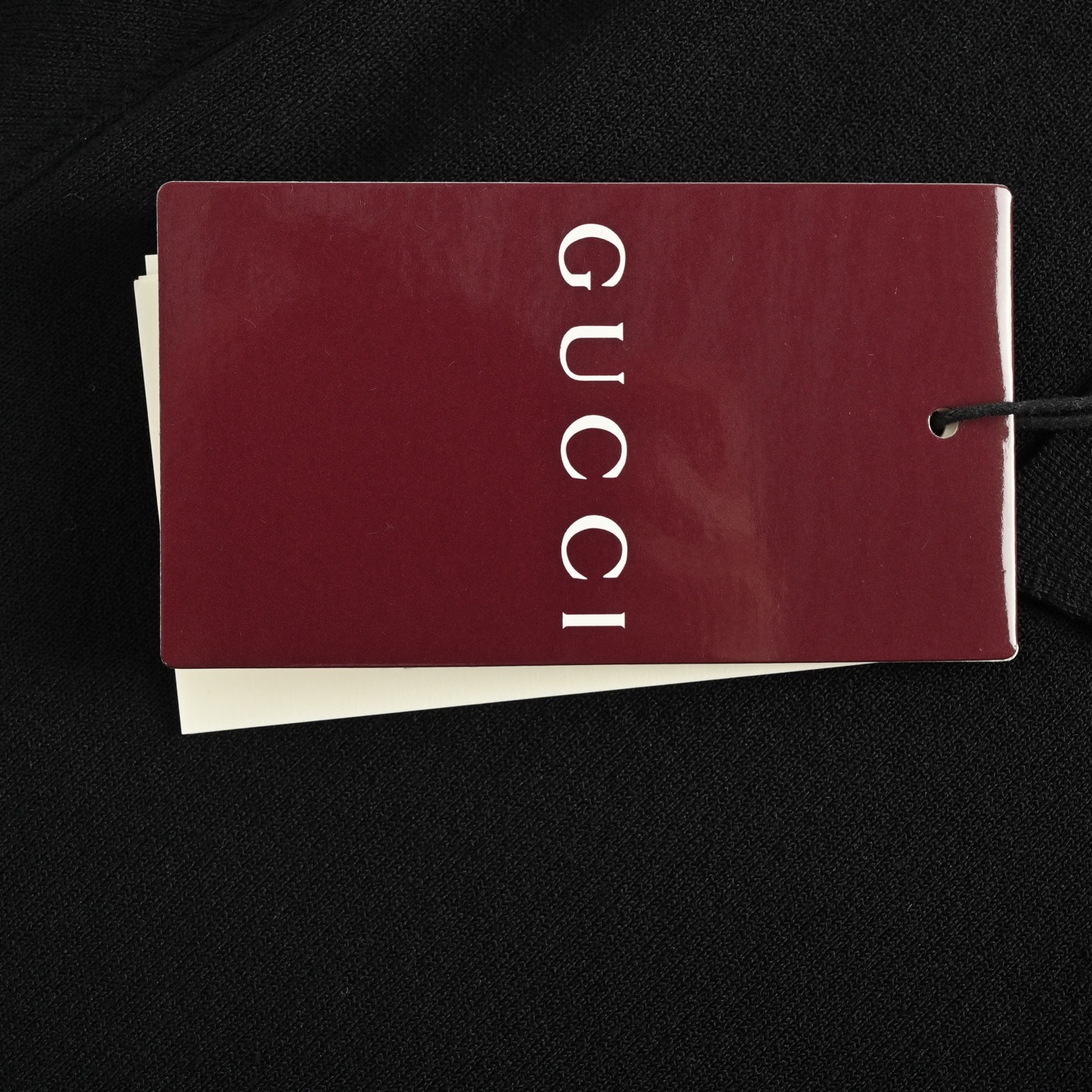 Gucci/古驰 25ss 口袋字母嵌花针织Polo短袖