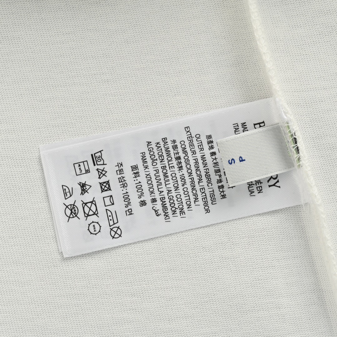 Burberry/巴宝莉 24ss 条纹印花刺绣战马短袖-Chinese UA Cheap High Quatity Brand Clothes Bags handbags Sneakers wholesale wholesaler seller from China Factory suppliers Fashion Clothing Shoes best Quality Beautiful Price Burberry/巴宝莉 24ss 条纹印花刺绣战马短袖