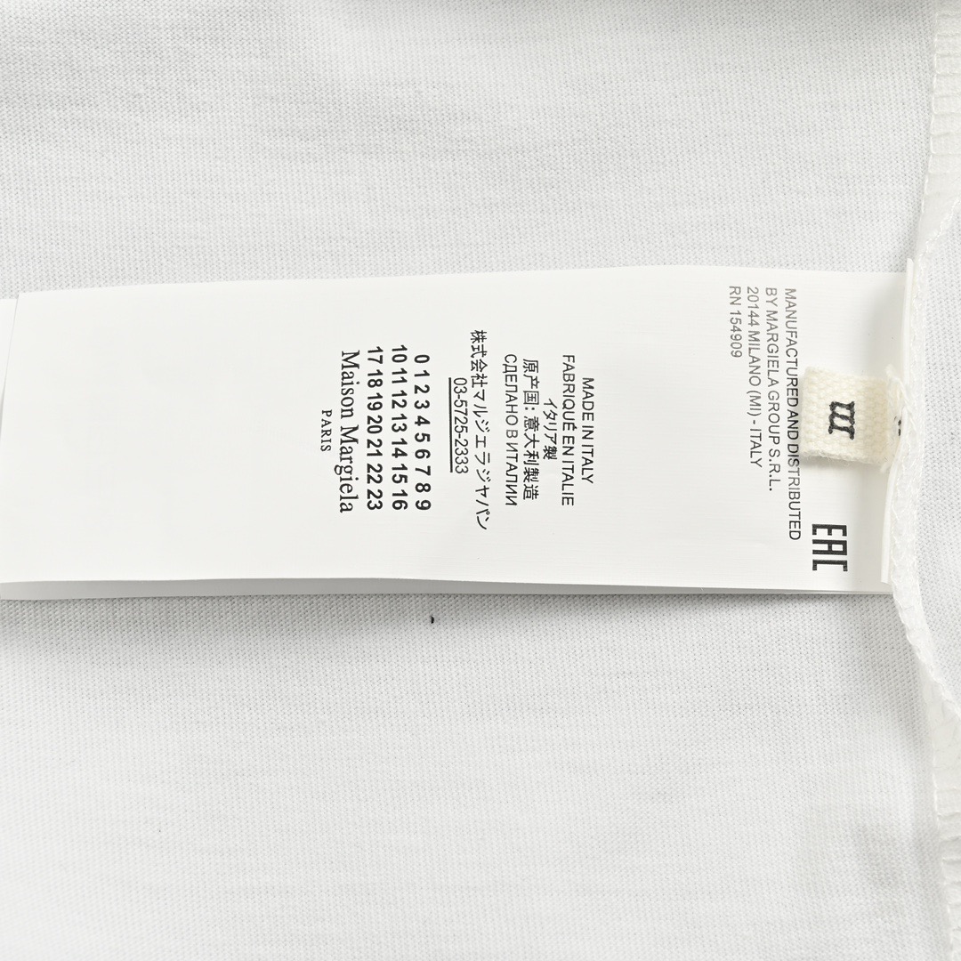 MM6/马吉拉 24ss 爱心数字印花短袖