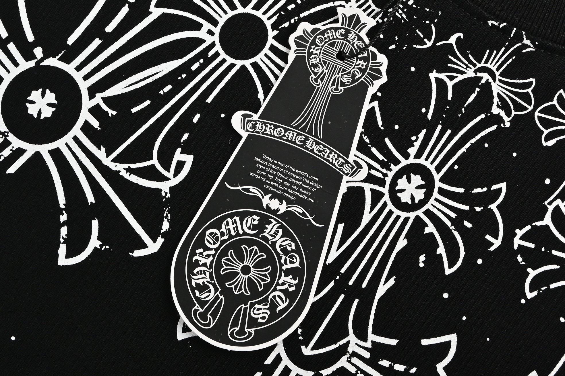 Chrome Hearts/克罗心 25ss 渐变斑驳十字架印花短袖