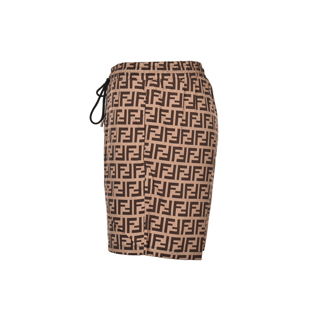 Fendi/芬迪 24ss FF满印沙滩短裤 FF满印短裤进口高支高密的全棉梭织面料