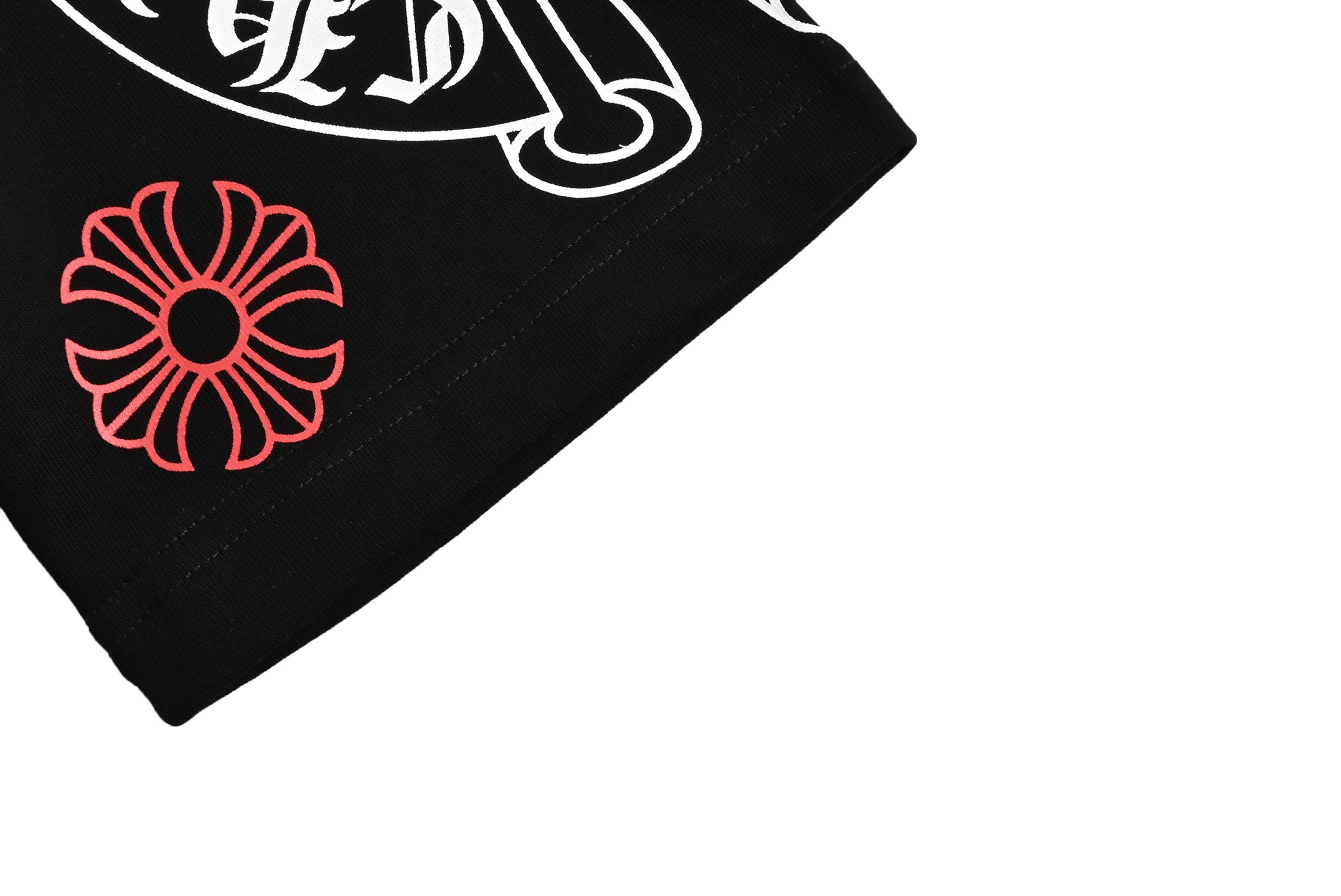 Chrome Hearts/克罗心 25ss 彩色字母徽标印花短袖