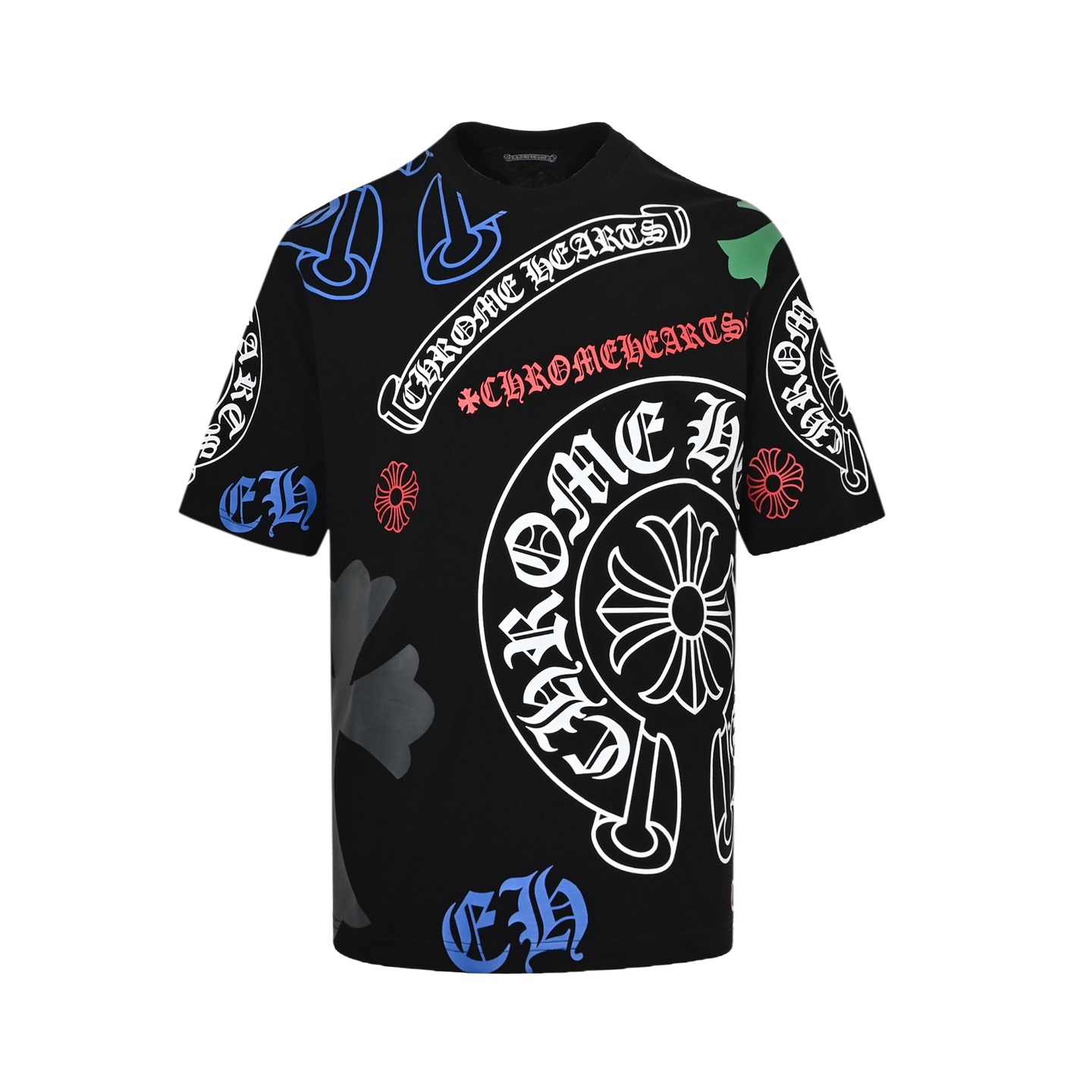 Chrome Hearts/克罗心 25ss 彩色字母徽标印花短袖