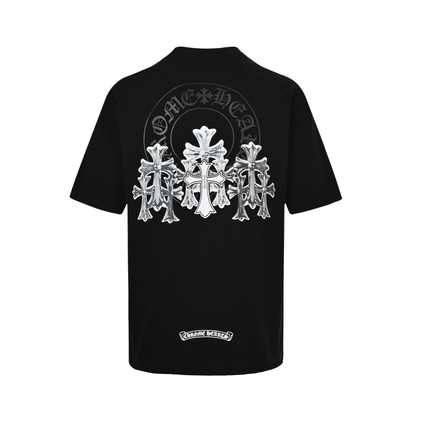 Chrome Hearts/克罗心 25ss 马蹄十字架印花短袖