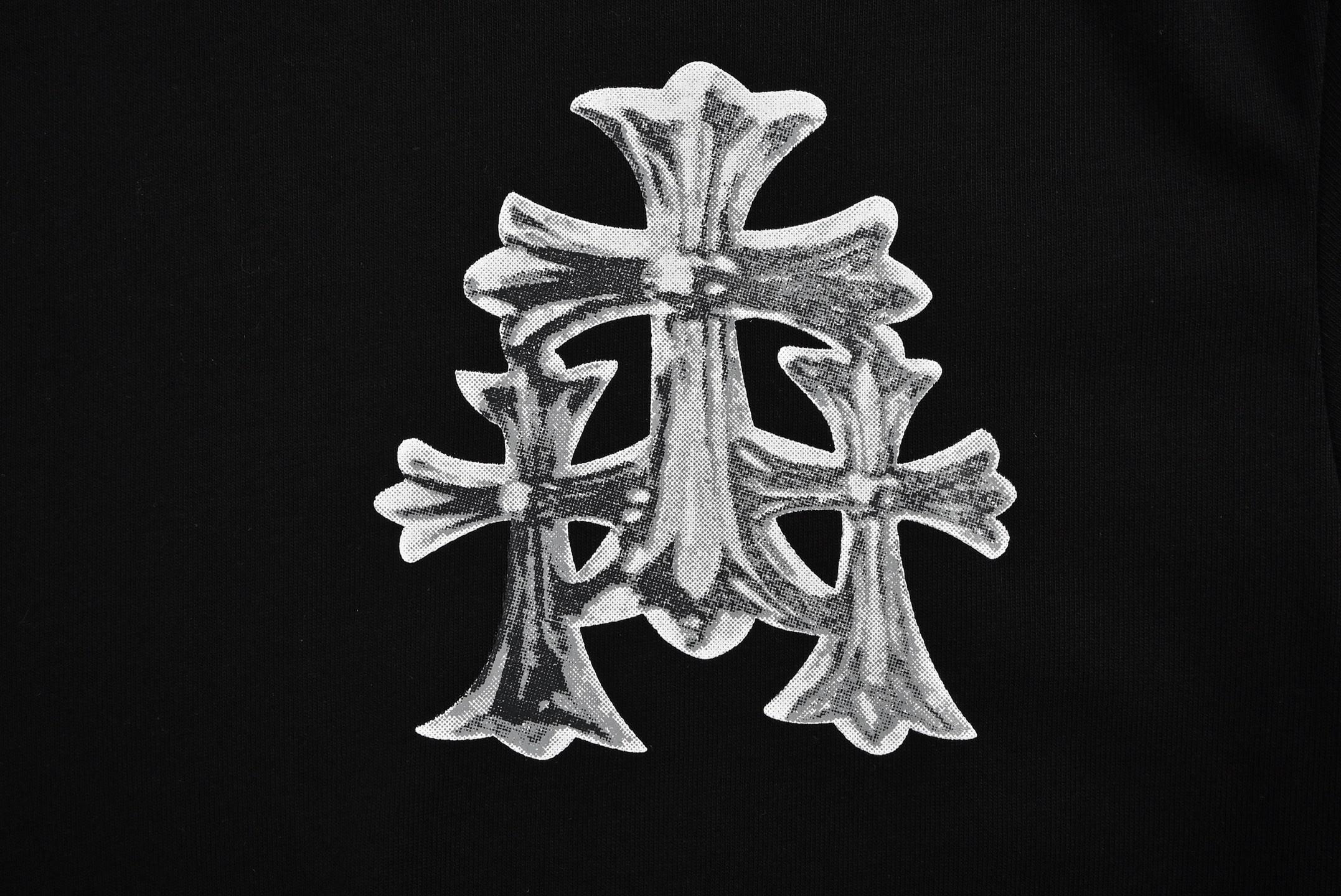 Chrome Hearts/克罗心 25ss 马蹄十字架印花短袖