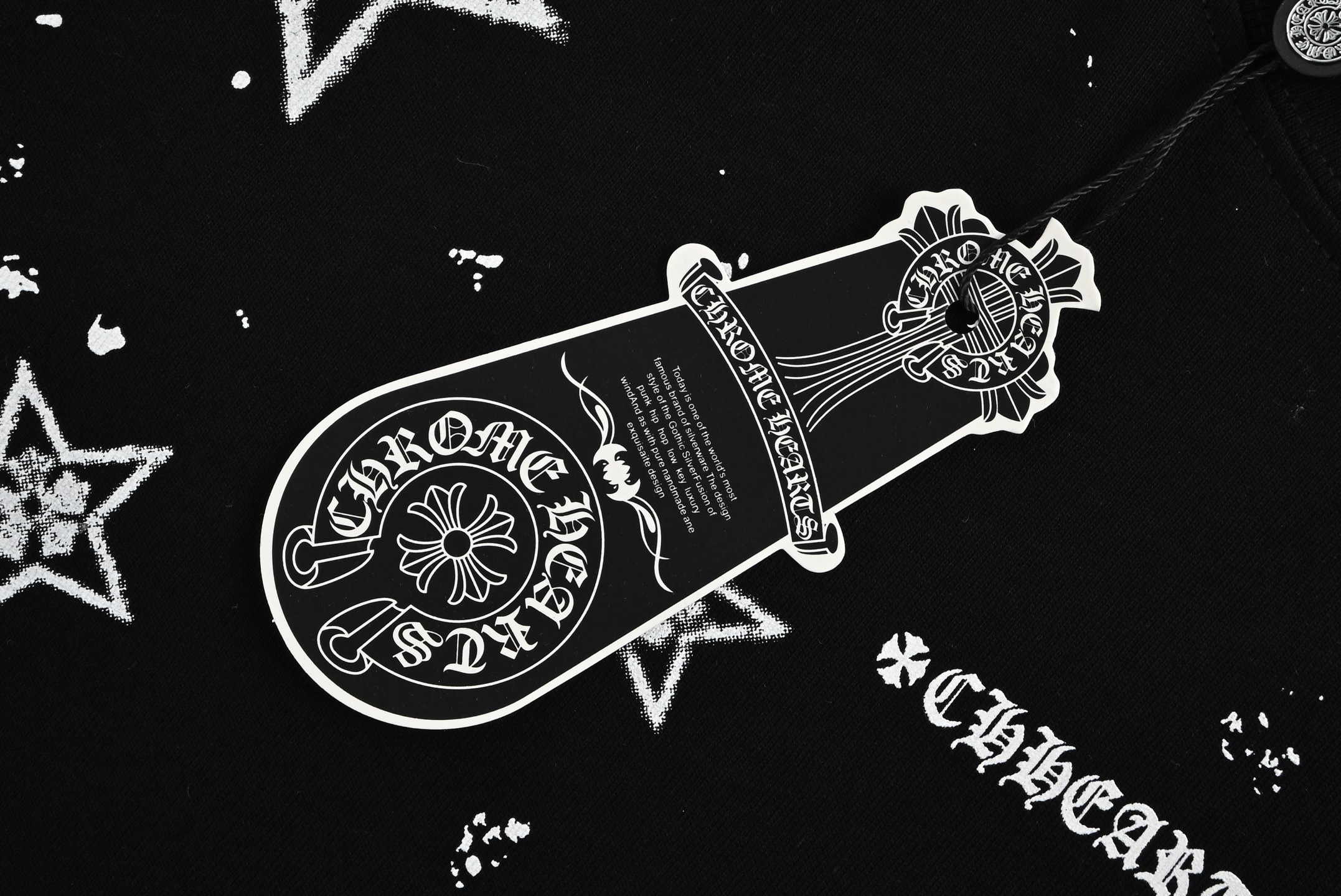 Chrome Hearts/克罗心 25ss 梵文星星印花短袖