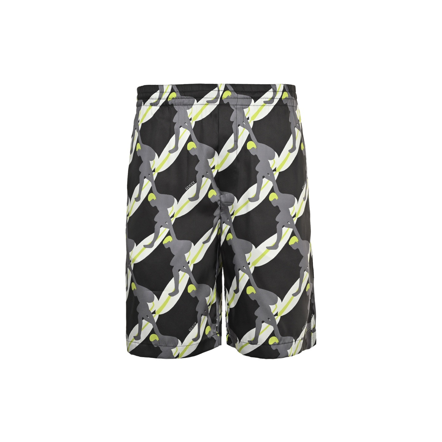Gucci/古驰 25ss 冲浪桑蚕丝套装短裤
