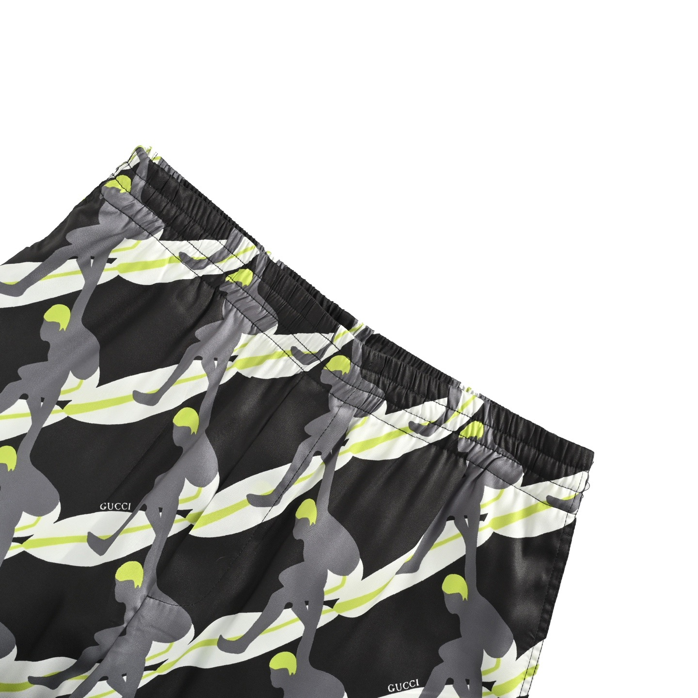 Gucci/古驰 25ss 冲浪桑蚕丝套装短裤