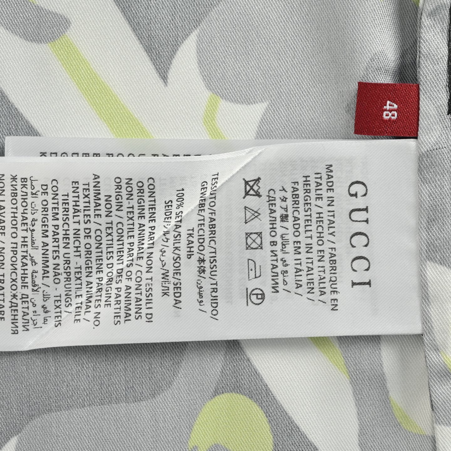 Gucci/古驰 25ss 冲浪桑蚕丝套装短袖衬衫