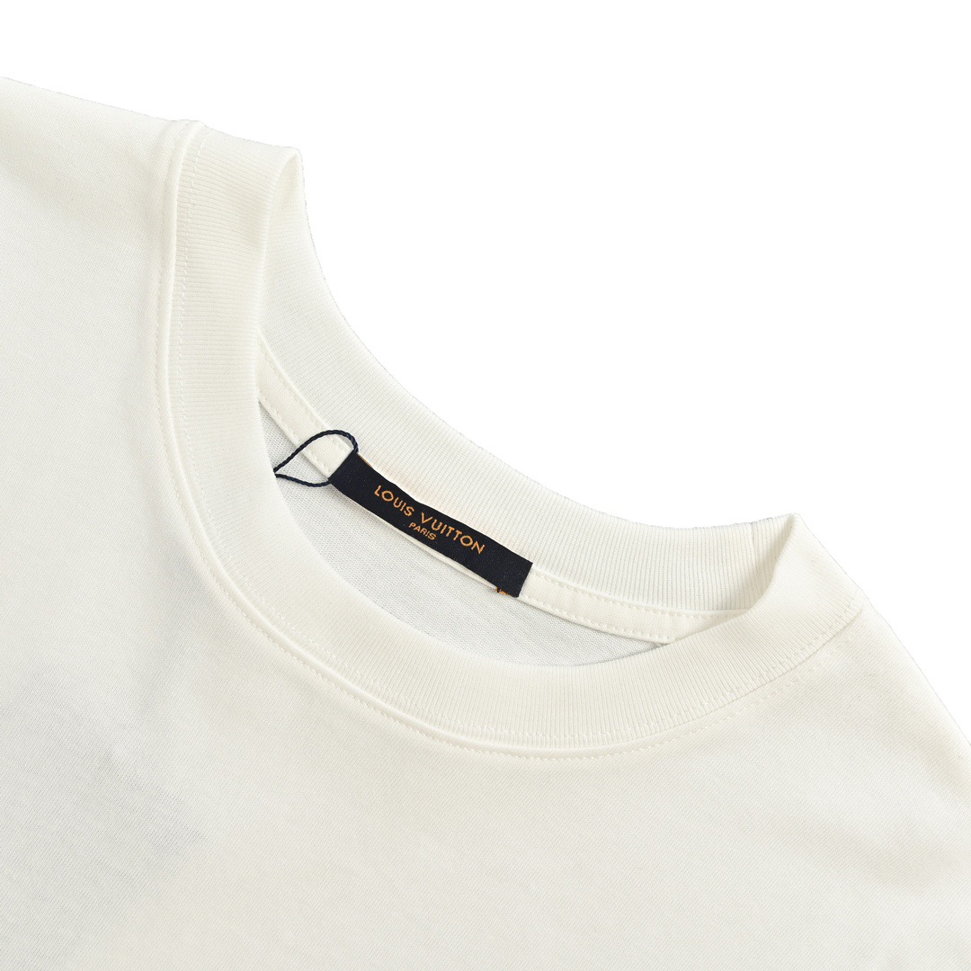 Louis Vuitton/路易威登 24ss 胸口刺绣字母短袖