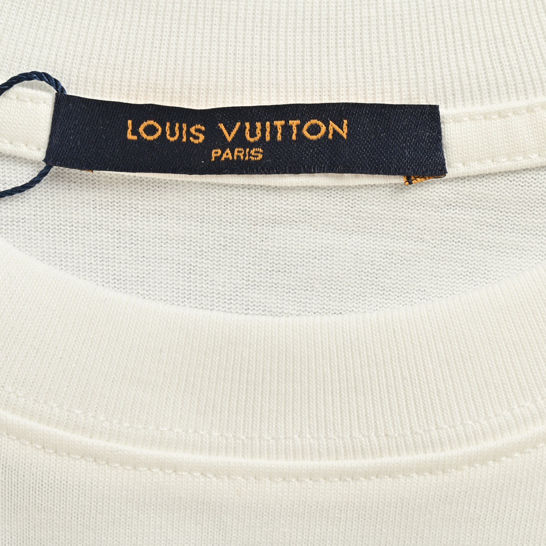 Louis Vuitton/路易威登 24ss 胸口刺绣字母短袖