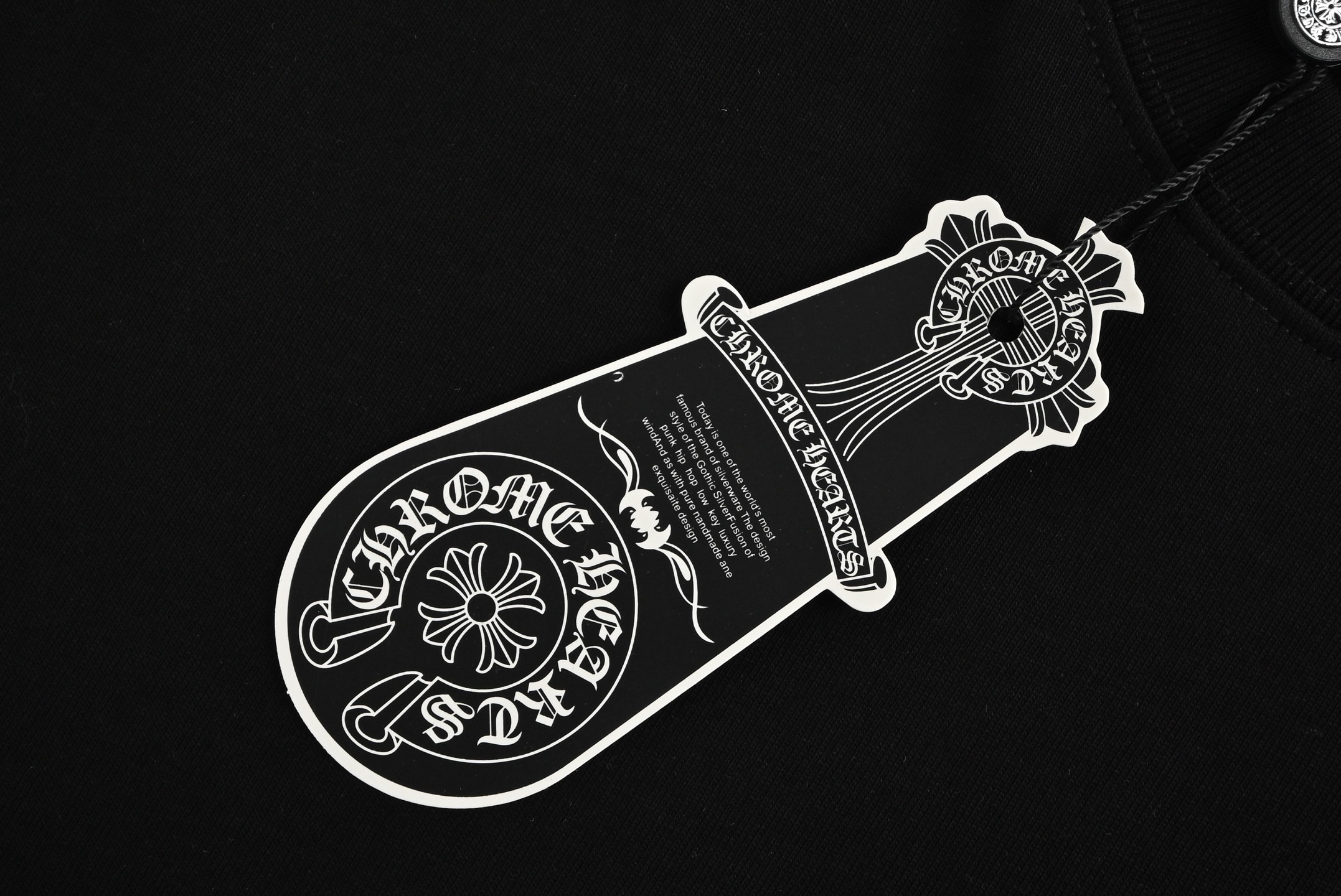 Chrome Hearts/克罗心 卷轴梵文发泡印花短袖