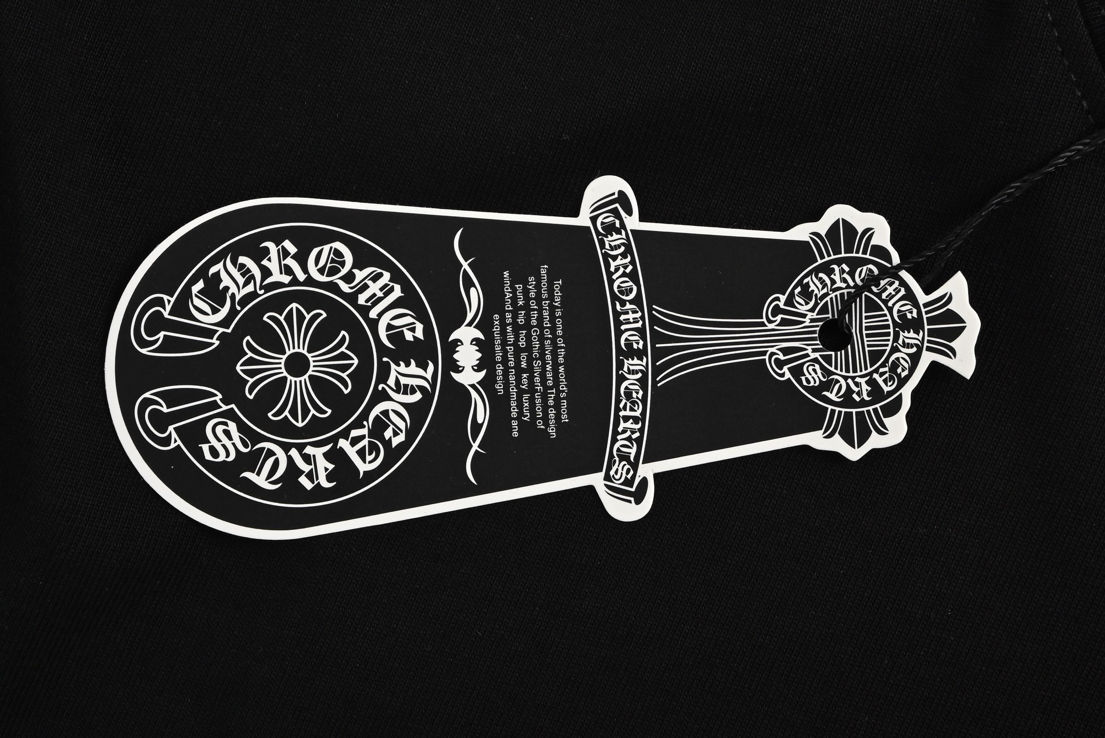 Chrome Hearts/克罗心 25ss 梵文十字架做旧印花短袖