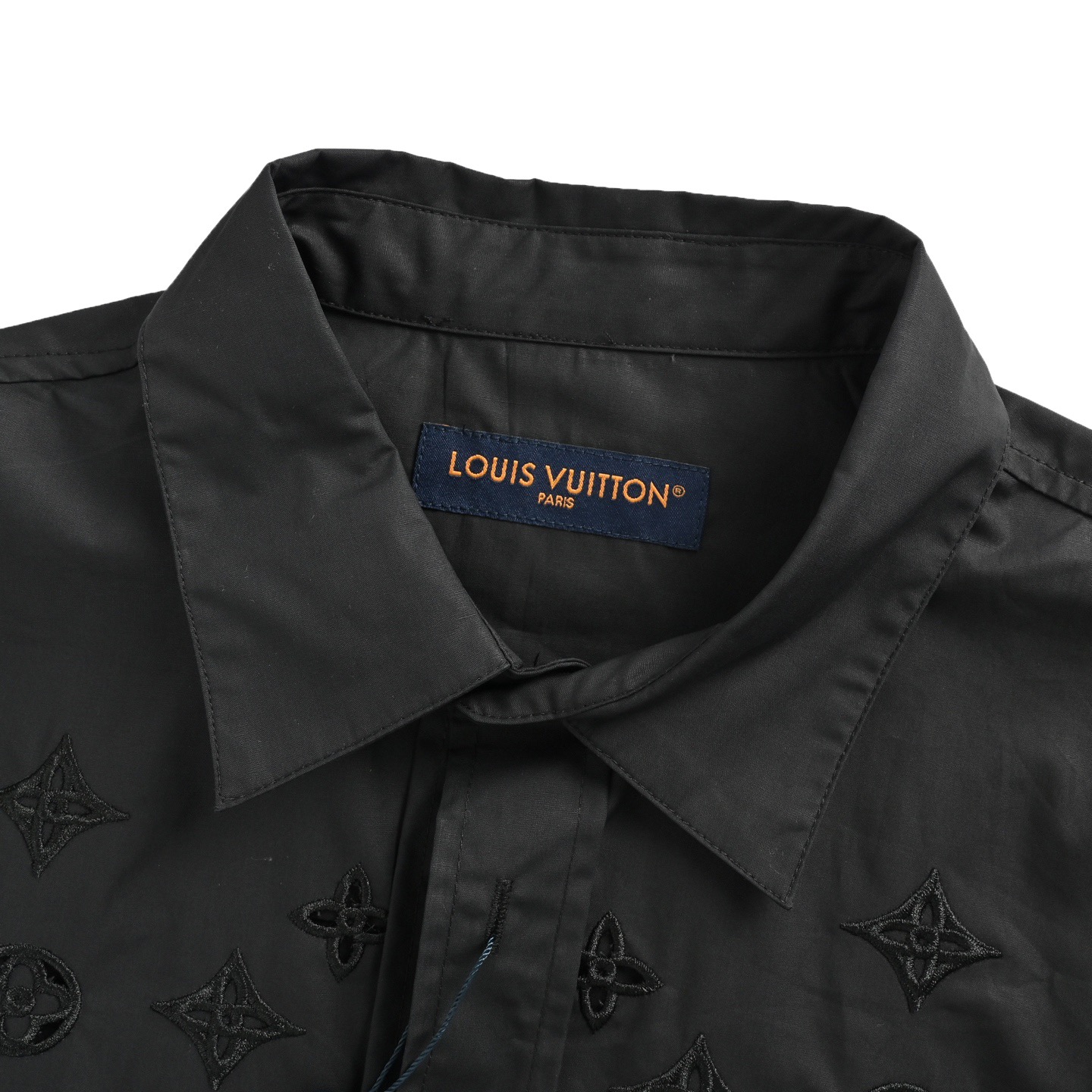 Louis Vuitton/路易威登 25ss 老花刺绣镂空短袖衬衫