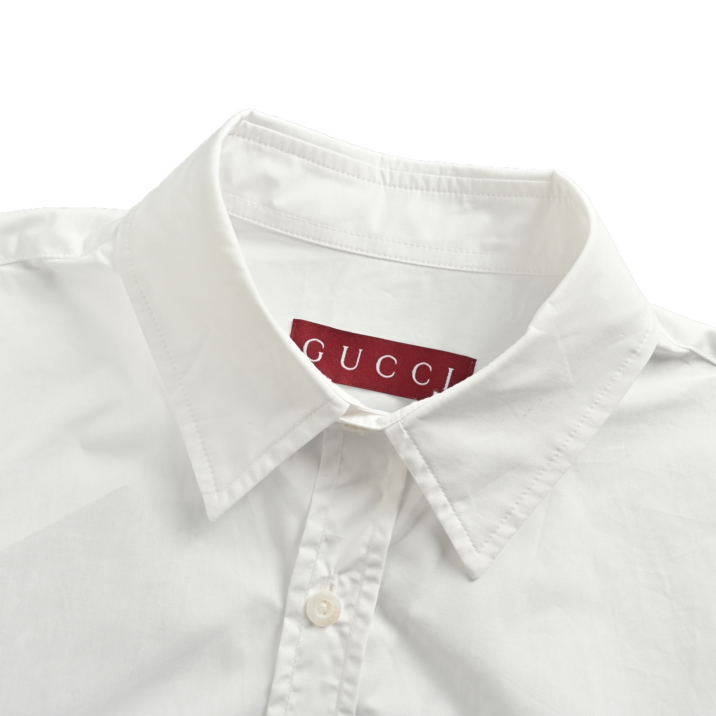 Gucci/古驰 24ss 方框G字母压胶短袖衬衫