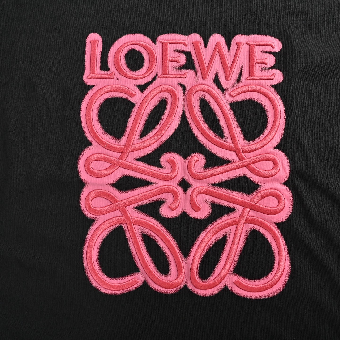 Loewe/罗意威 荧光粉刺绣logo短袖
