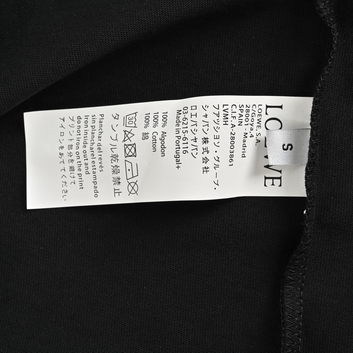 Loewe/罗意威 荧光粉刺绣logo短袖