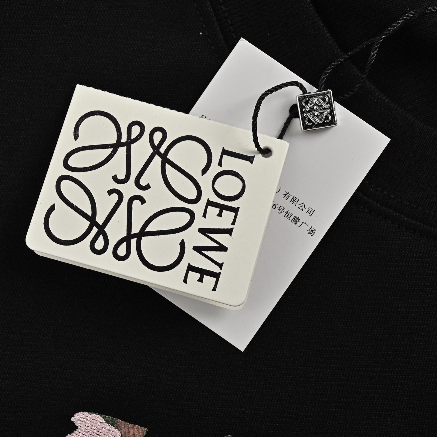 Loewe/罗意威 24ss 半手绘涂鸦刺绣logo短袖