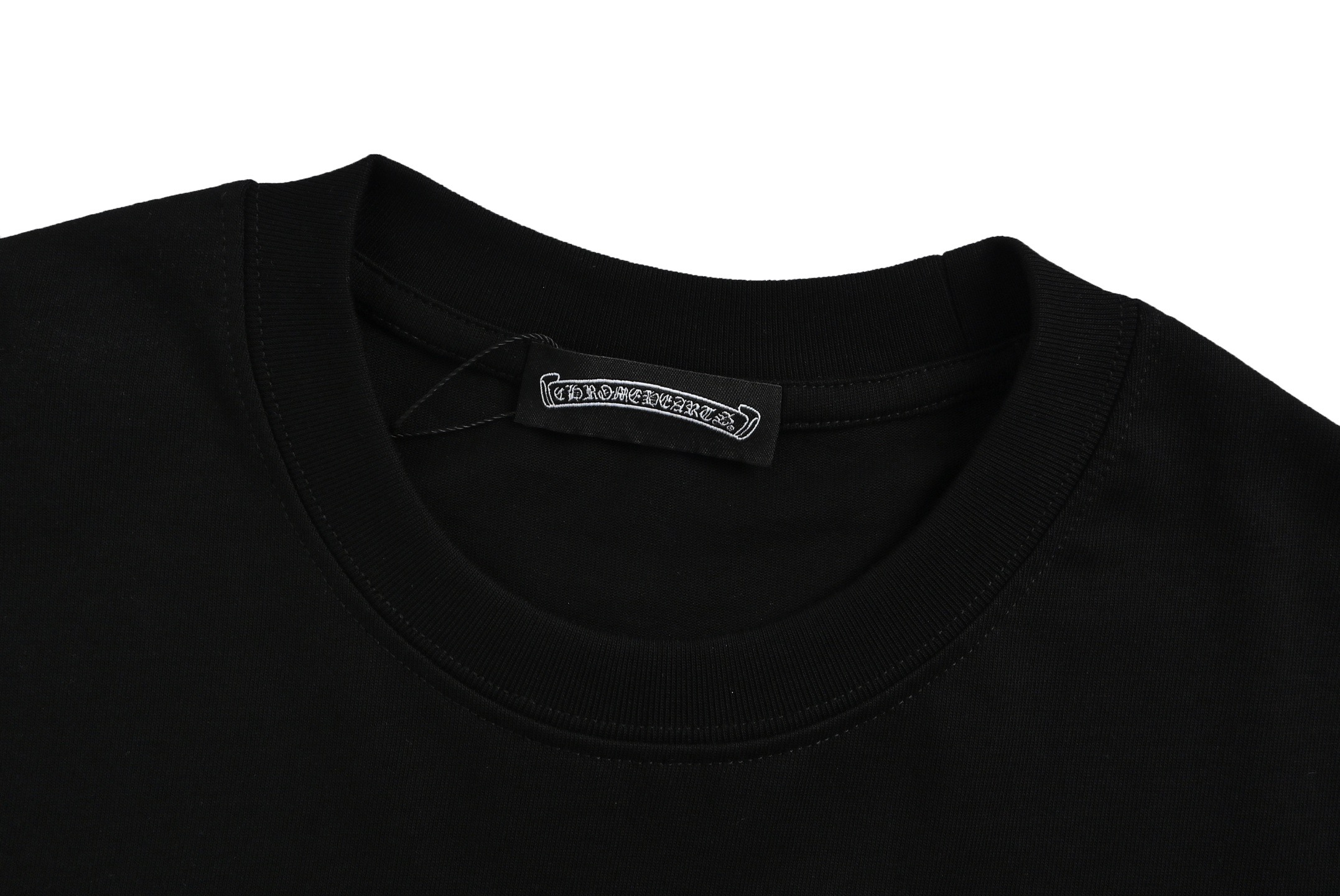 Chrome Hearts/克罗心 25ss 梵文十字架手绘做旧印花短袖