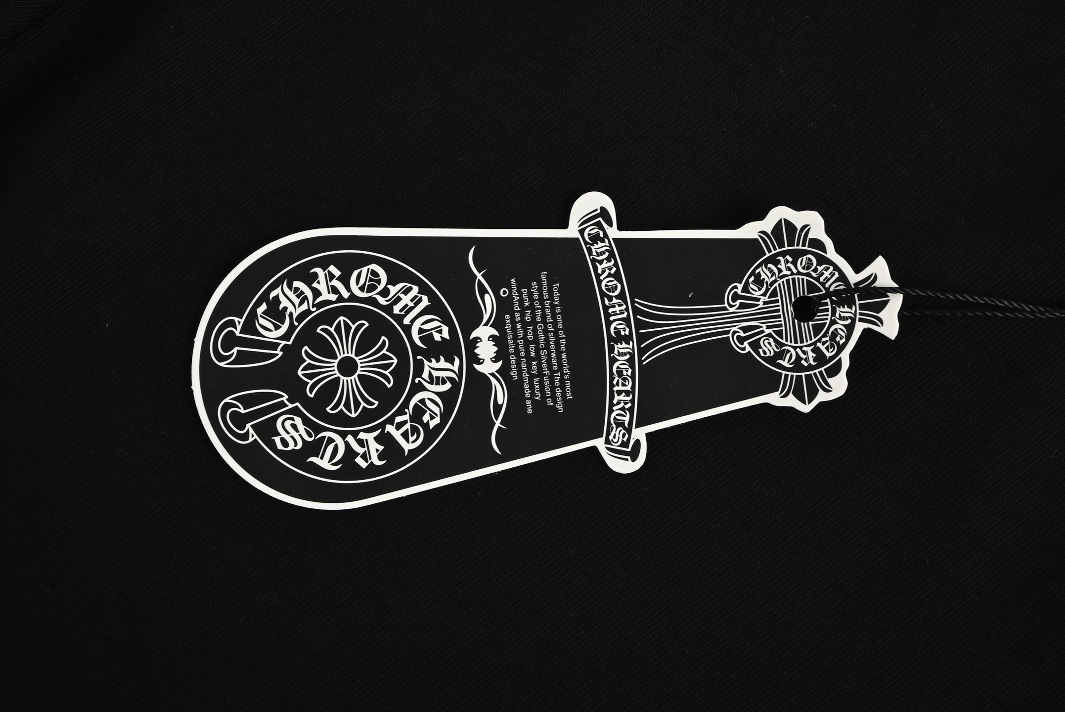 Chrome Hearts/克罗心 25ss 梵文十字架手绘做旧印花短袖