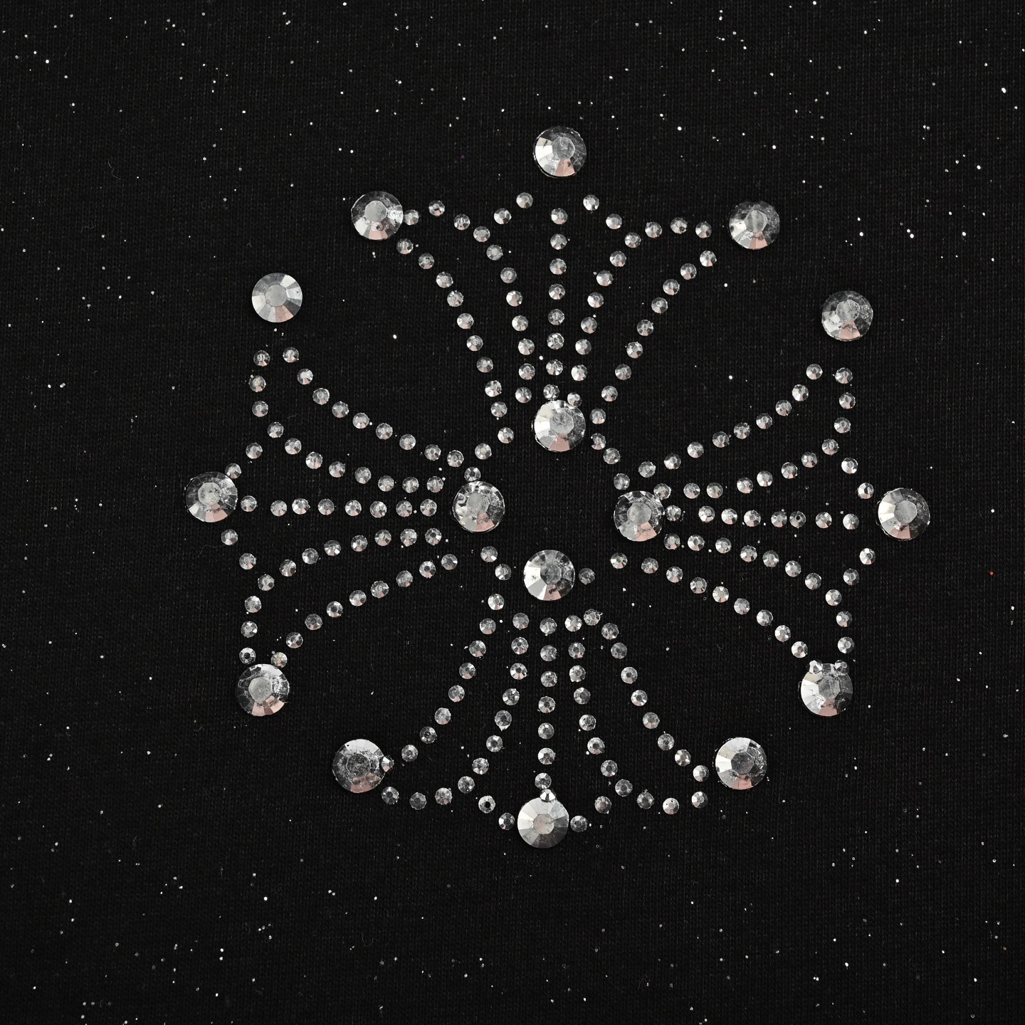 Chrome Hearts/克罗心 25ss 烫钻logo闪粉短袖