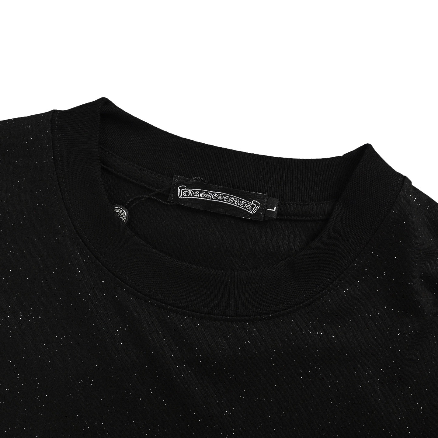 Chrome Hearts/克罗心 25ss 烫钻logo闪粉短袖