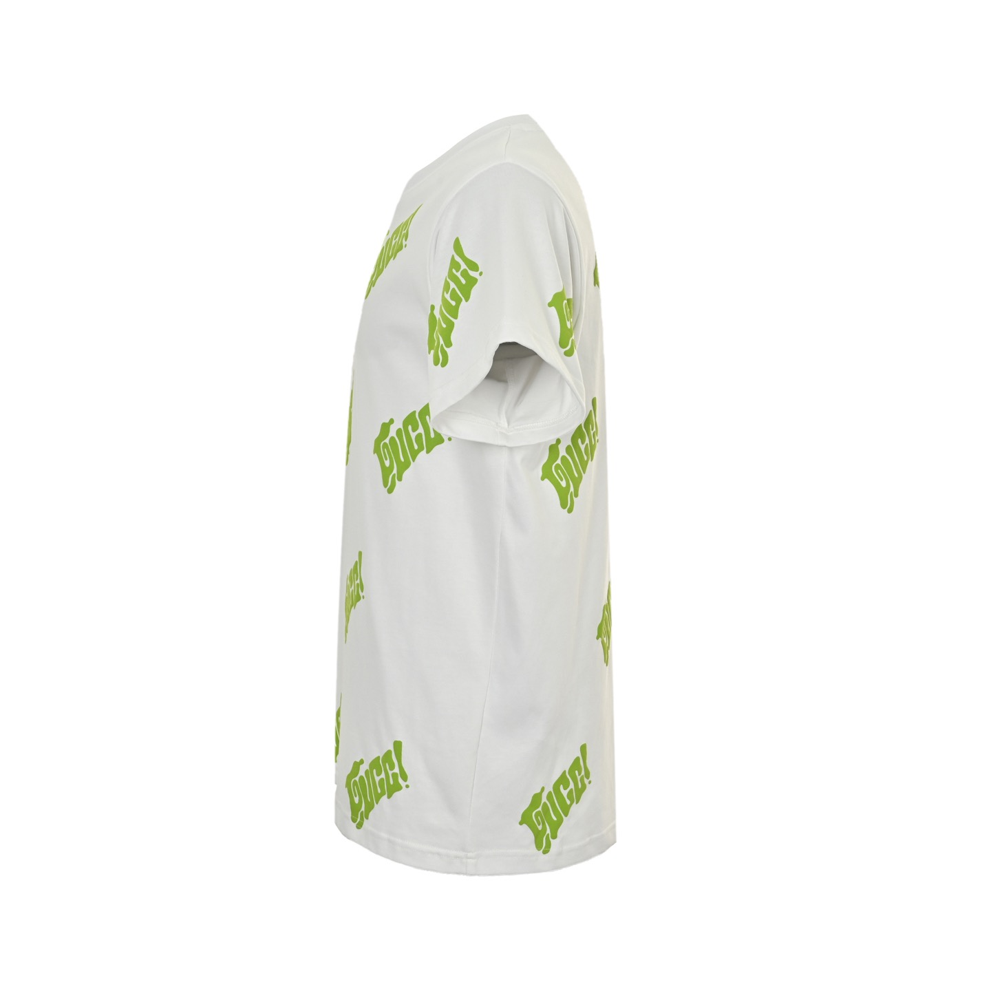 Gucci/古驰 25ss 绿色发泡印花短袖 GUCCI新款T恤采用重磅白色针织棉制成-Chinese UA Cheap High Quatity Brand Clothes Bags handbags Sneakers wholesale wholesaler seller from China Factory suppliers Fashion Clothing Shoes best Quality Beautiful Price Gucci/古驰 25ss 绿色发泡印花短袖 GUCCI新款T恤采用重磅白色针织棉制成