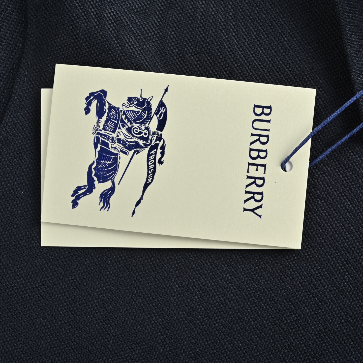 Burberry/巴宝莉 25ss 麦穗战马刺绣Polo短袖（藏蓝）