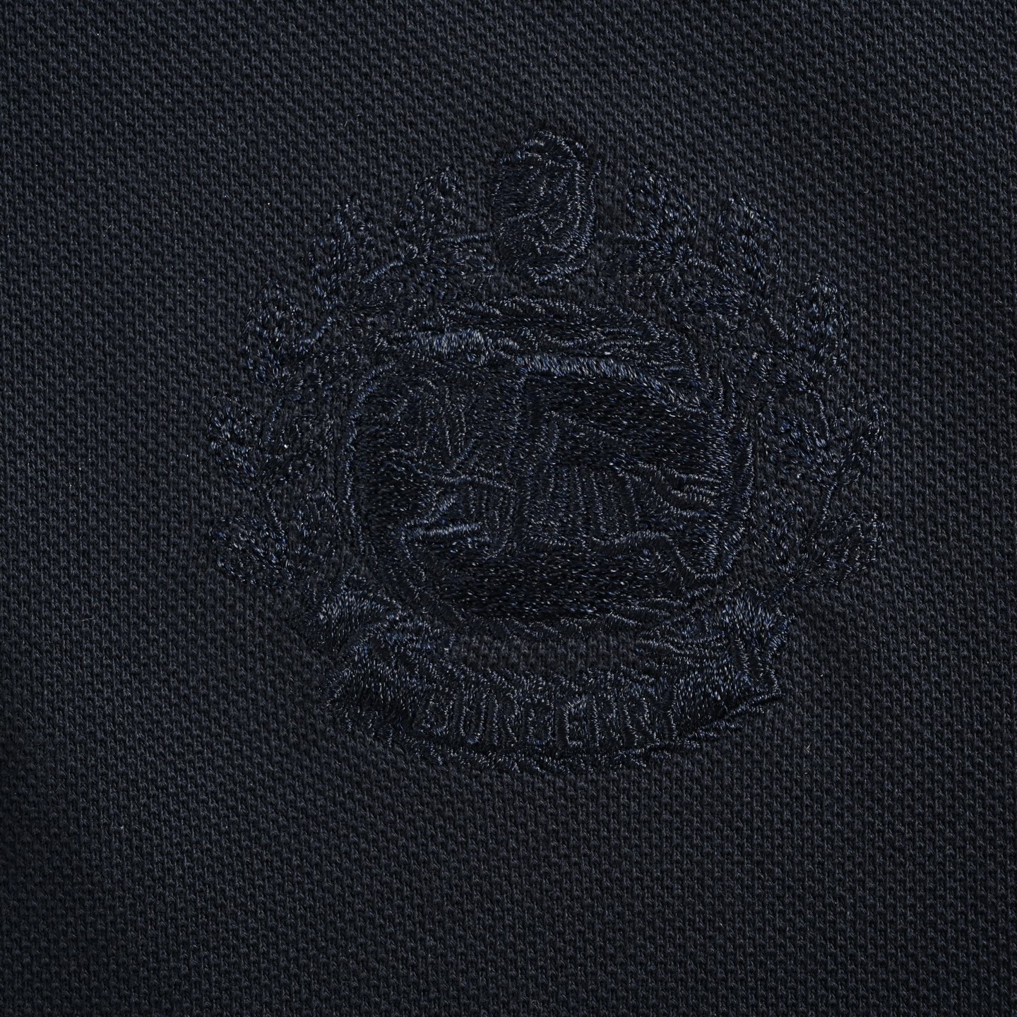 Burberry/巴宝莉 25ss 麦穗战马刺绣Polo短袖（藏蓝）