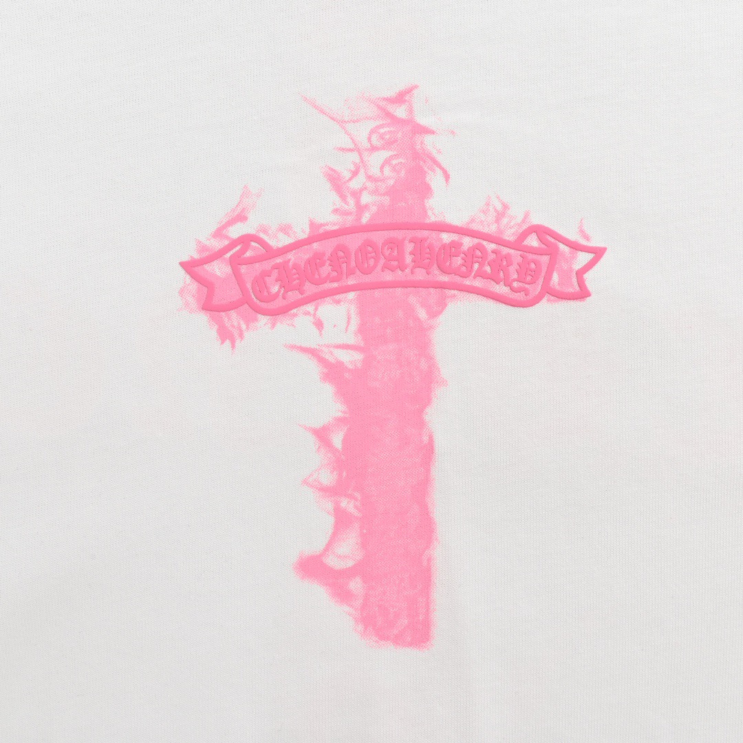 Chrome Hearts/克罗心 24ss 火焰十字架印花短袖