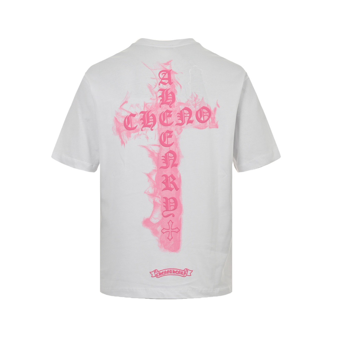 Chrome Hearts/克罗心 24ss 火焰十字架印花短袖