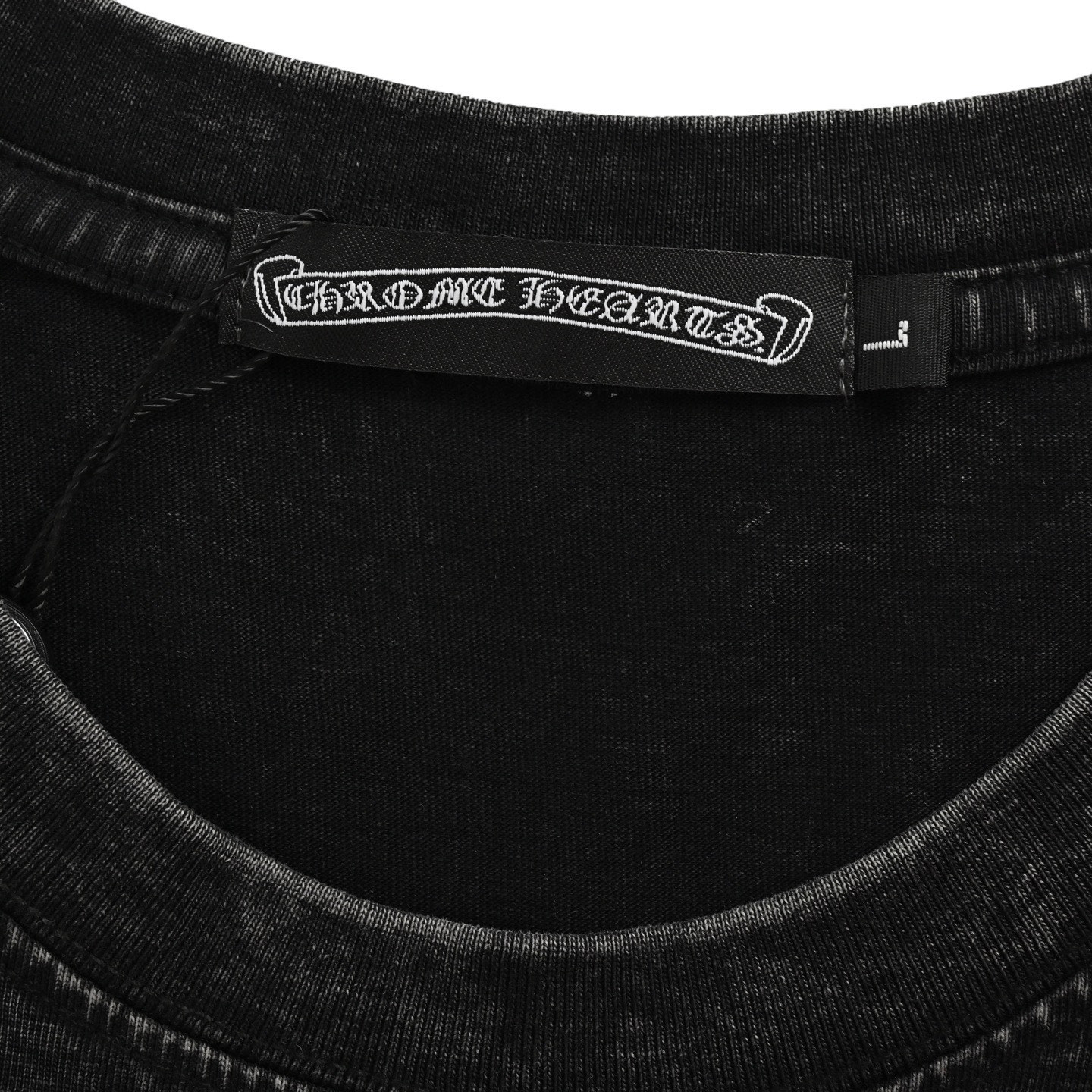 Chrome Hearts/克罗心 25ss 烫钻十字架水短袖 300克双纱纯棉短袖