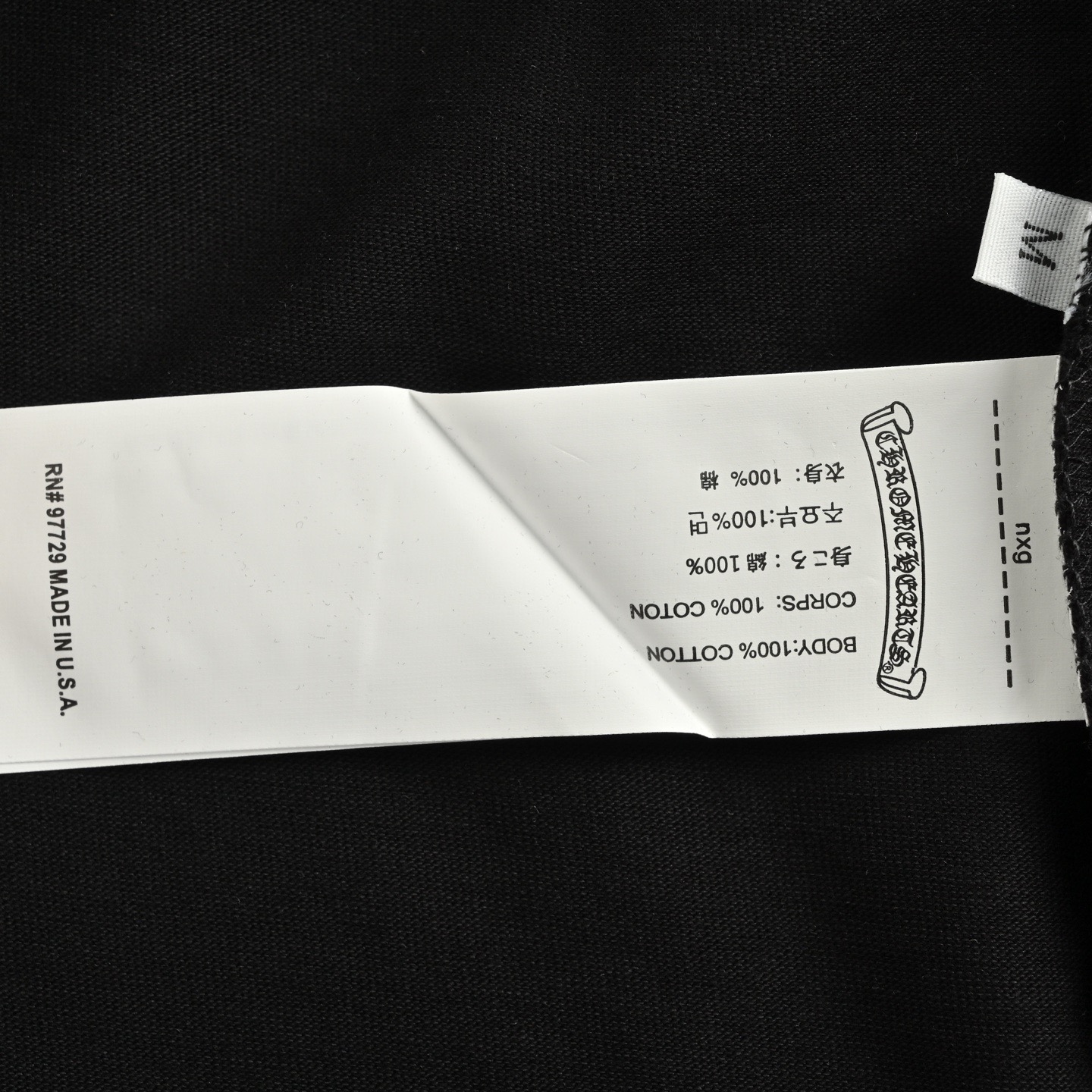 Chrome Hearts/克罗心 25ss 后背多标印花短袖黑色