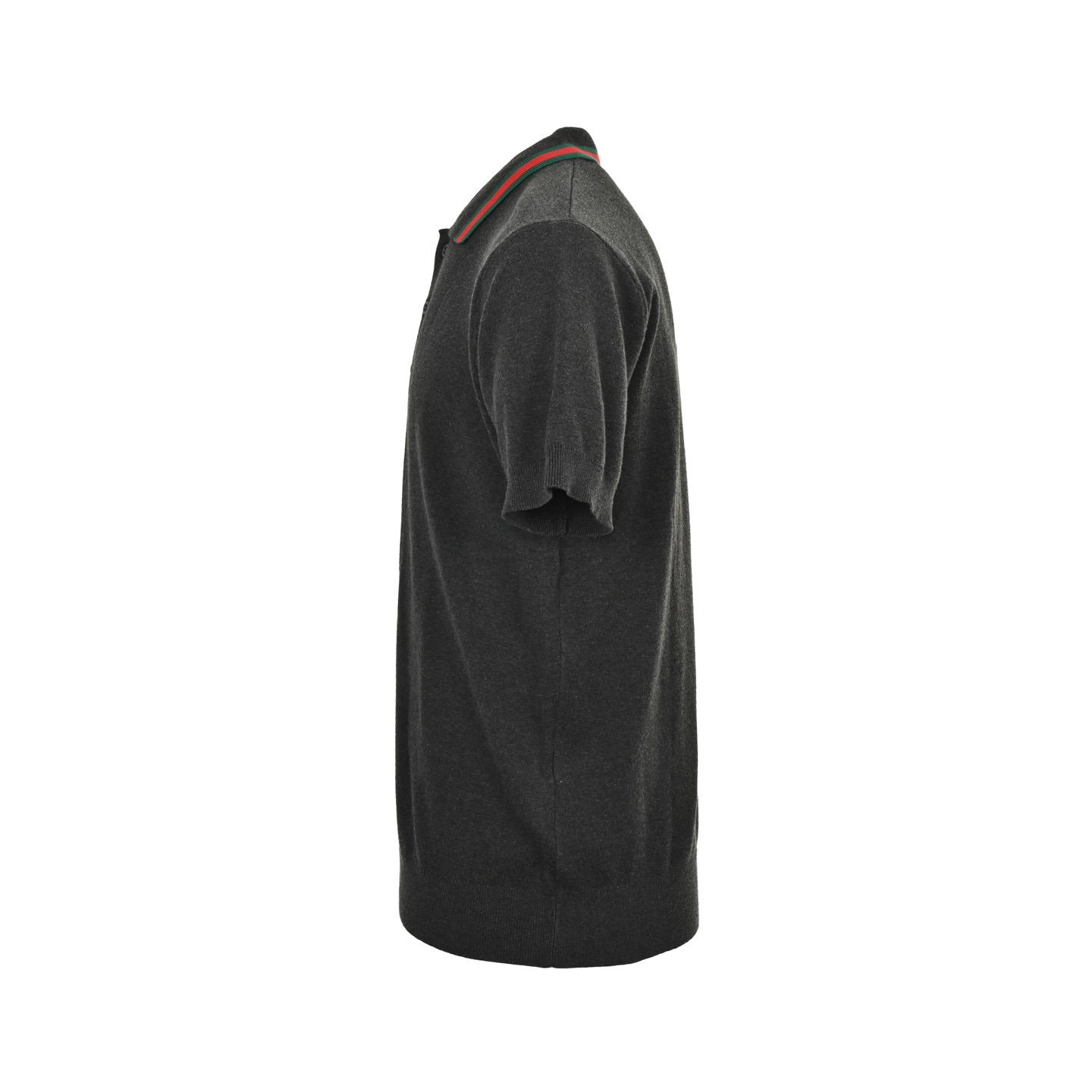 Gucci/古驰 25ss 红绿提花领针织Polo短袖