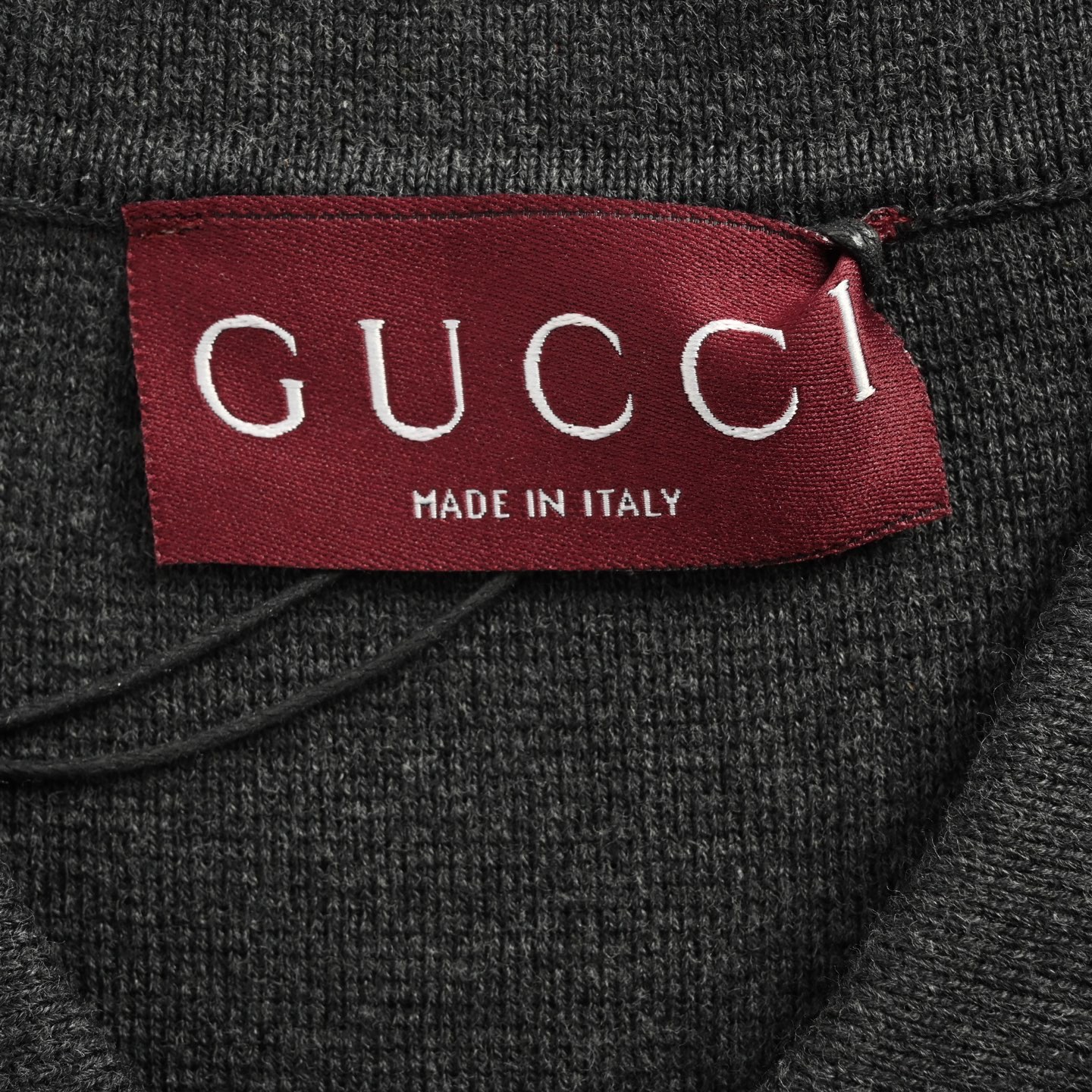 Gucci/古驰 25ss 红绿提花领针织Polo短袖