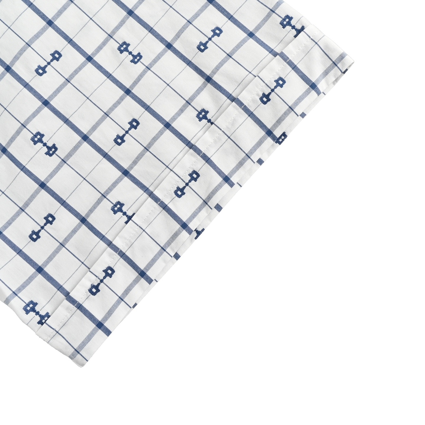 Gucci/古驰 24ss 马衔扣提花短袖衬衫