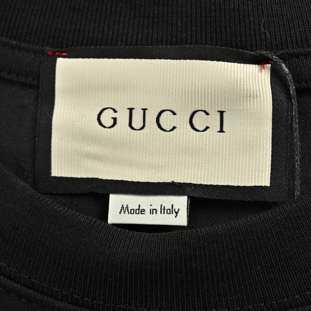 Gucci/古驰 22ss 双G金标刺绣短袖