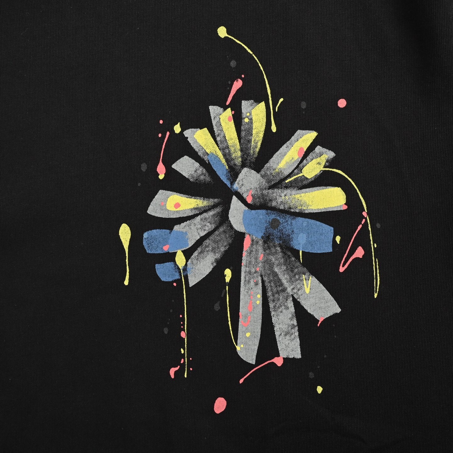 Chrome Hearts/克罗心 25ss 手绘涂鸦十字架印花短袖 黑色