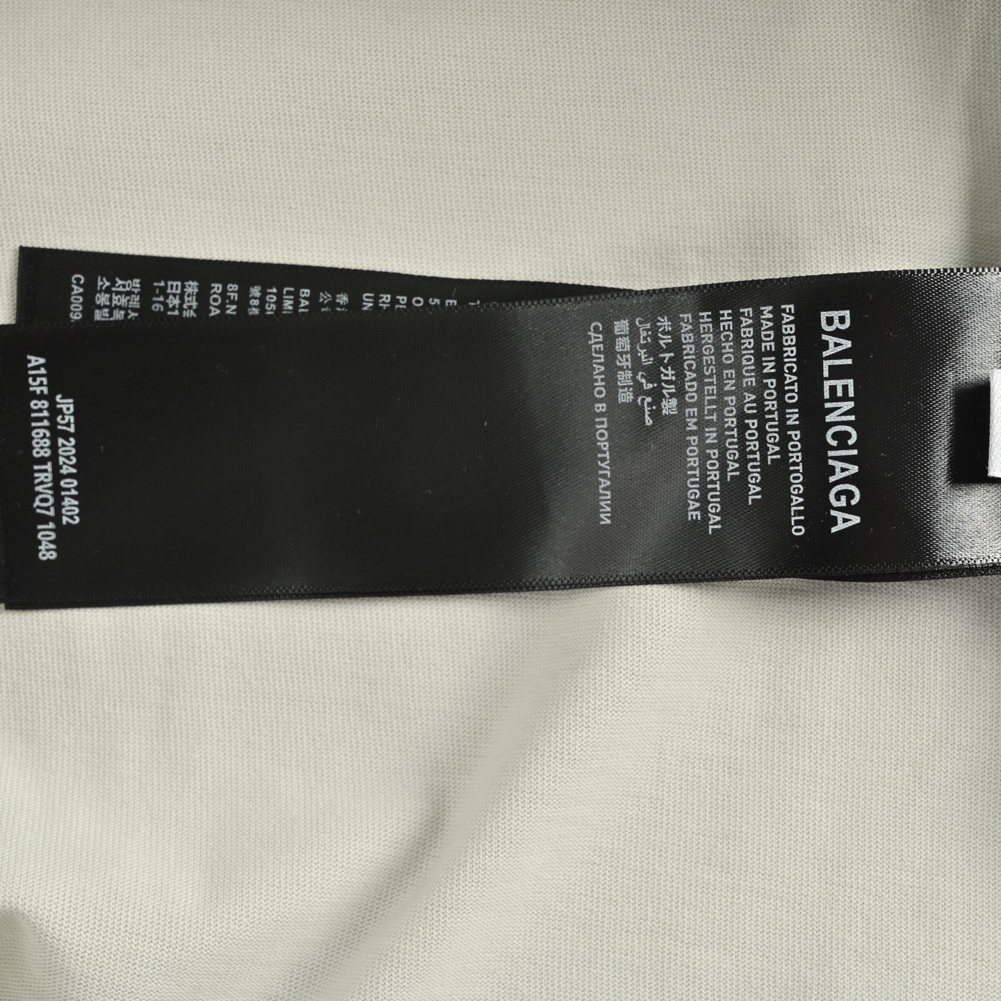 Balenciaga/巴黎世家 25ss 钥匙徽章印花短袖巴黎世家标语印花