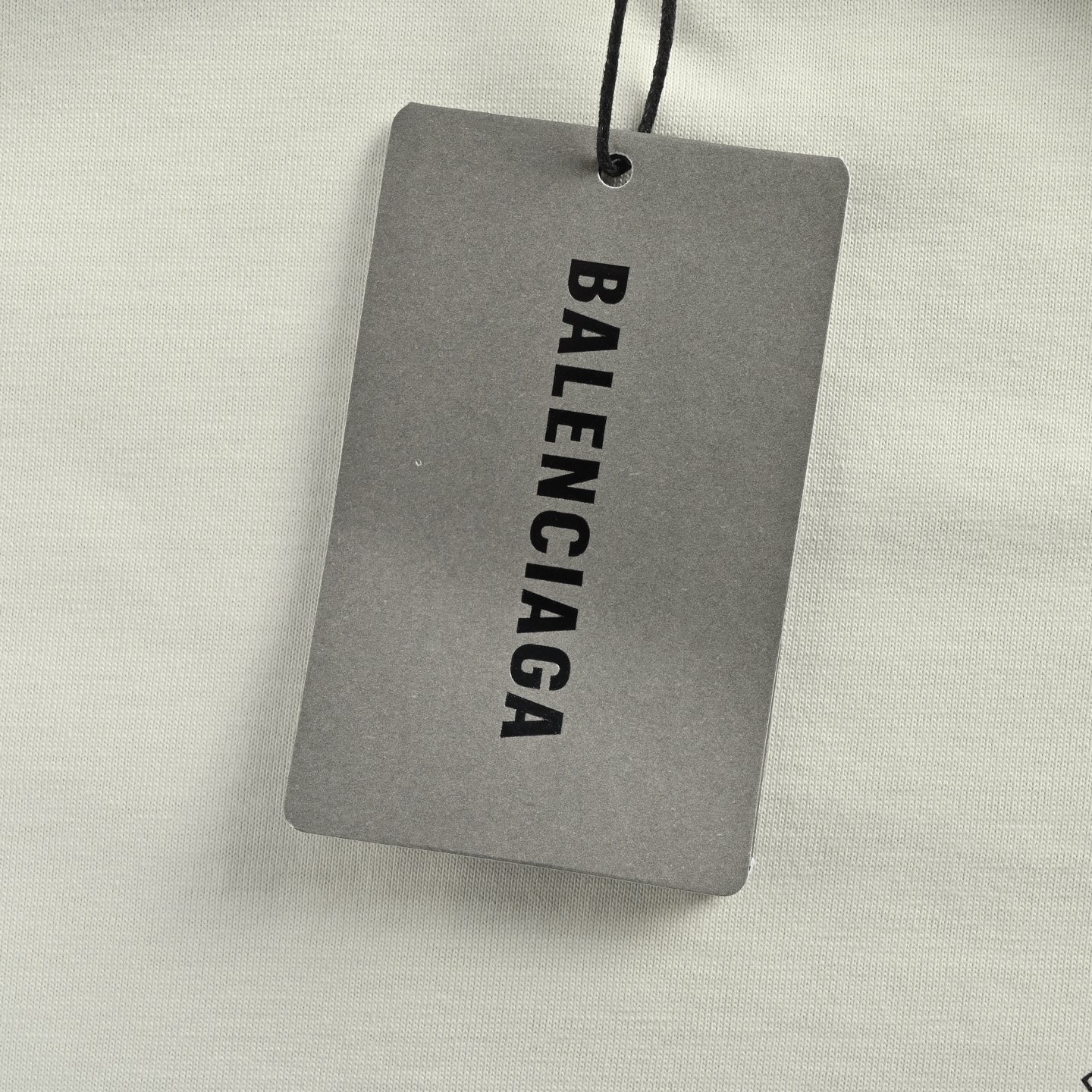 Balenciaga/巴黎世家 25ss 钥匙徽章印花短袖巴黎世家标语印花