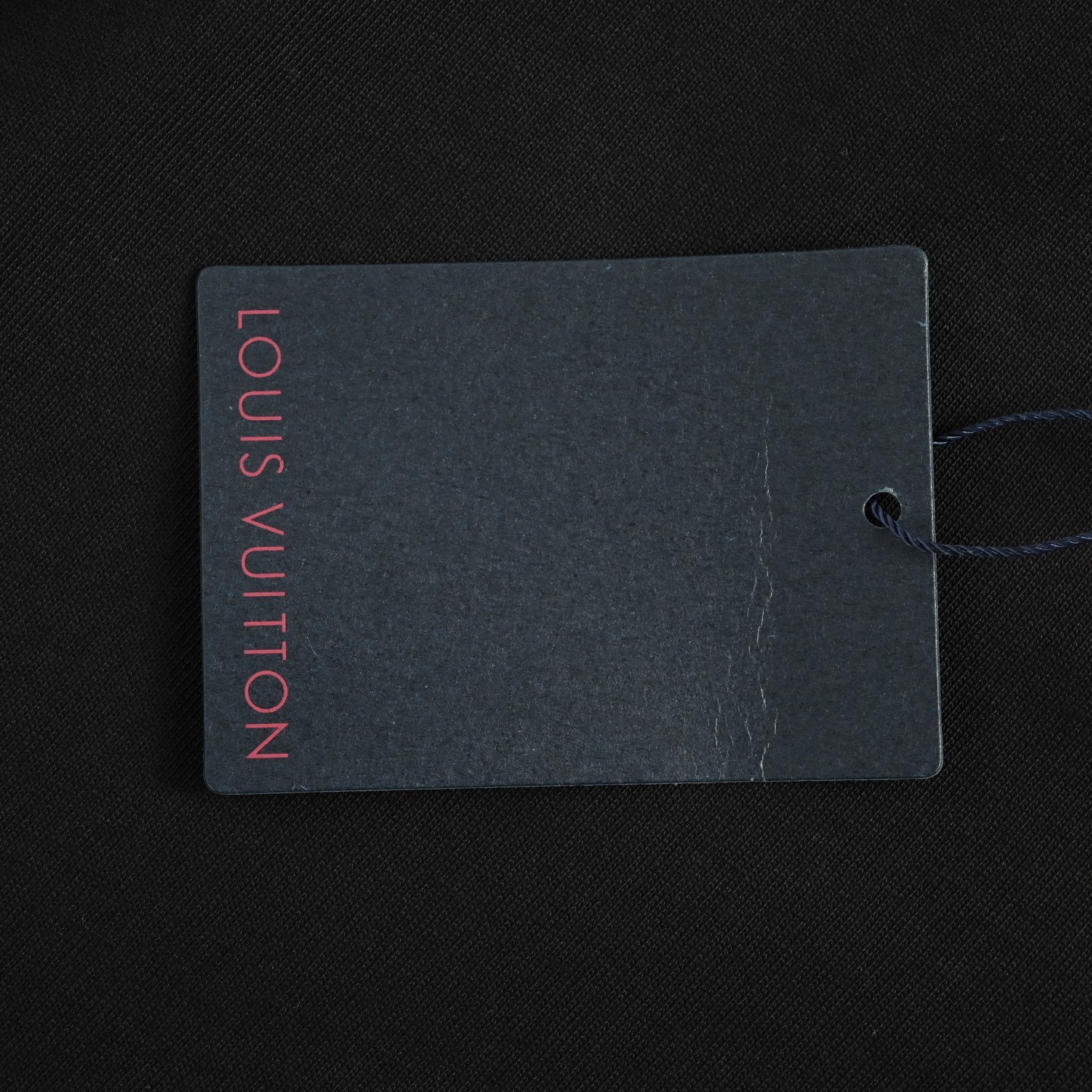 Louis Vuitton/路易威登 25ss 贴钻刺绣字母logo短袖 黑色