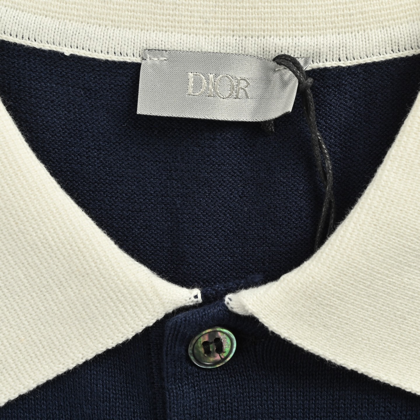 Dior/迪奥 25ss 铃兰花刺绣针织Polo短袖