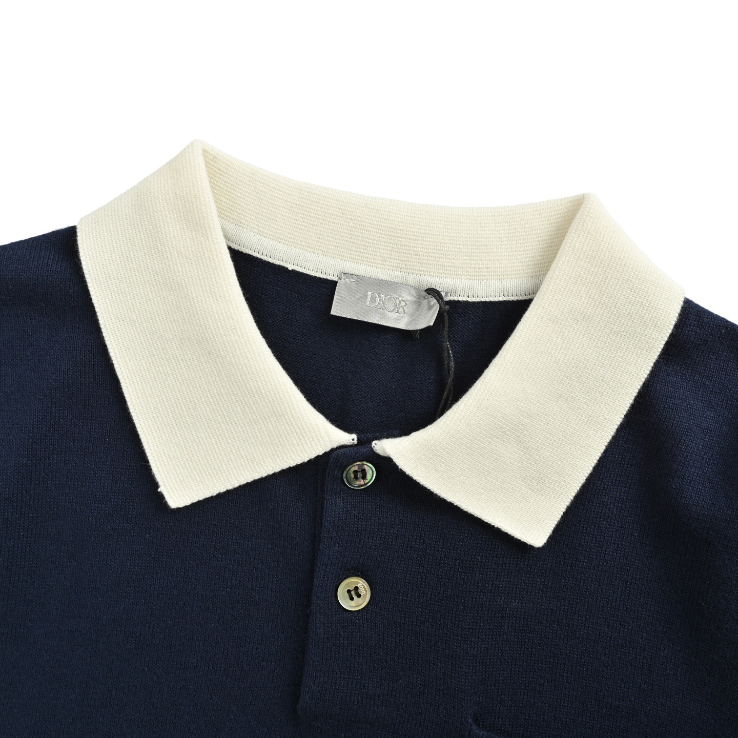 Dior/迪奥 25ss 铃兰花刺绣针织Polo短袖