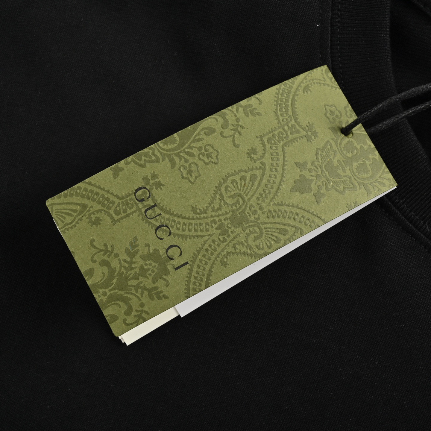 Gucci/古驰 字母刺绣短袖 杏色 黑色